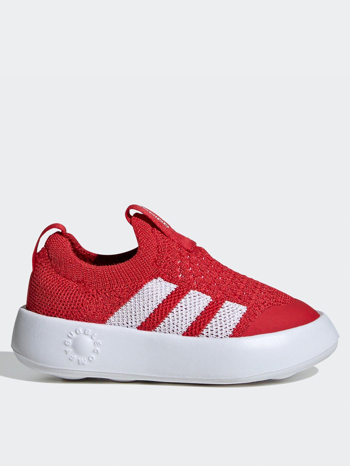 adidas-sportswear-infant-unisex-bubblecomfy-trainers-red