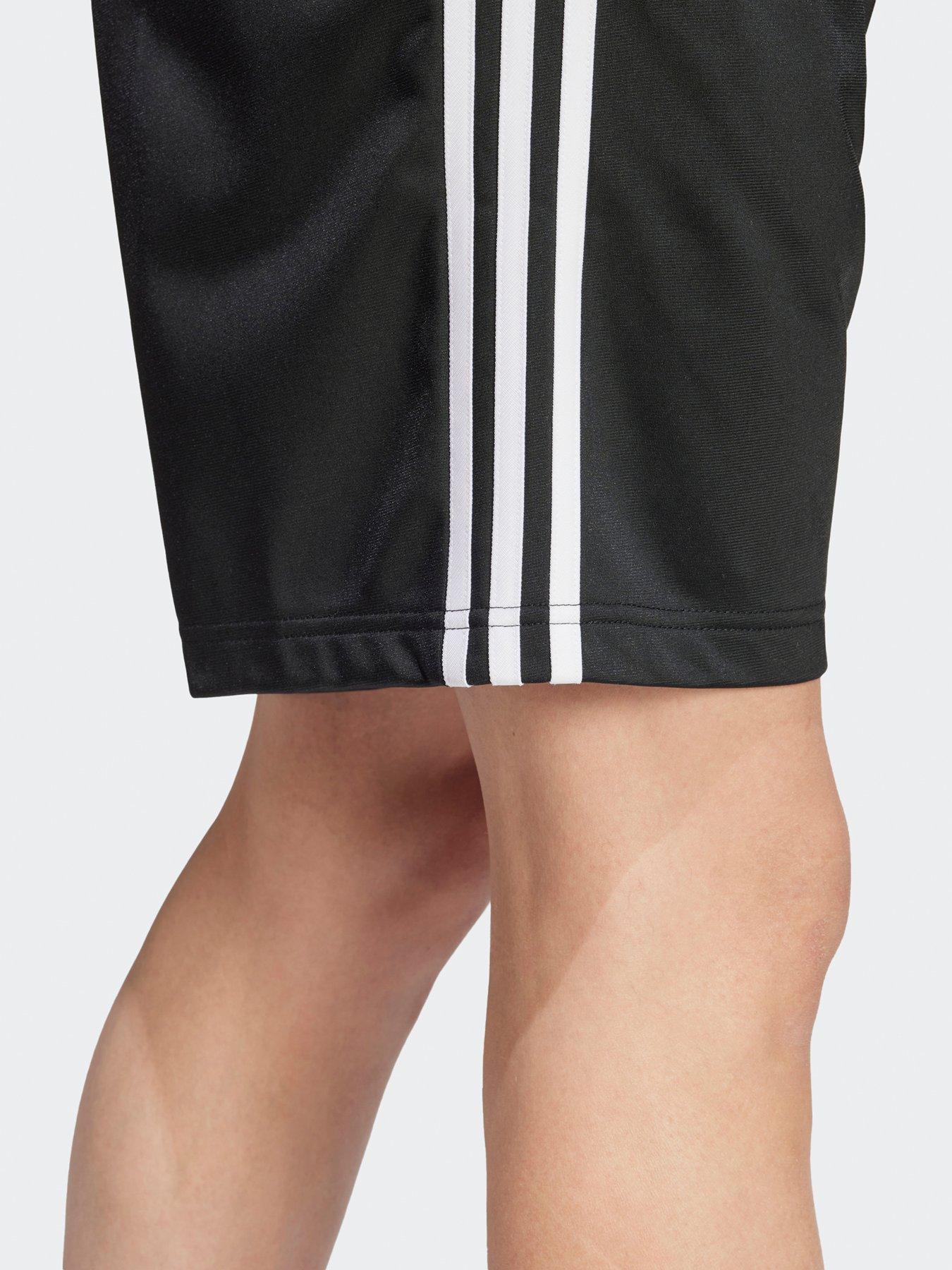  image of adidas-originals-mens-adicolor-firebird-shorts-black