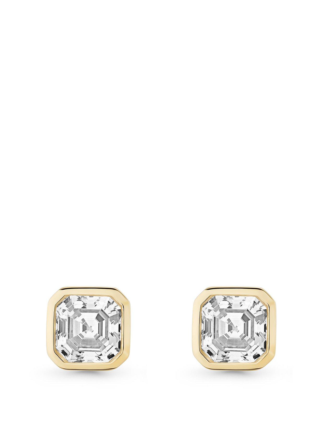 beaverbrooks-9ct-yellow-gold-cubic-zirconia-stud-earrings