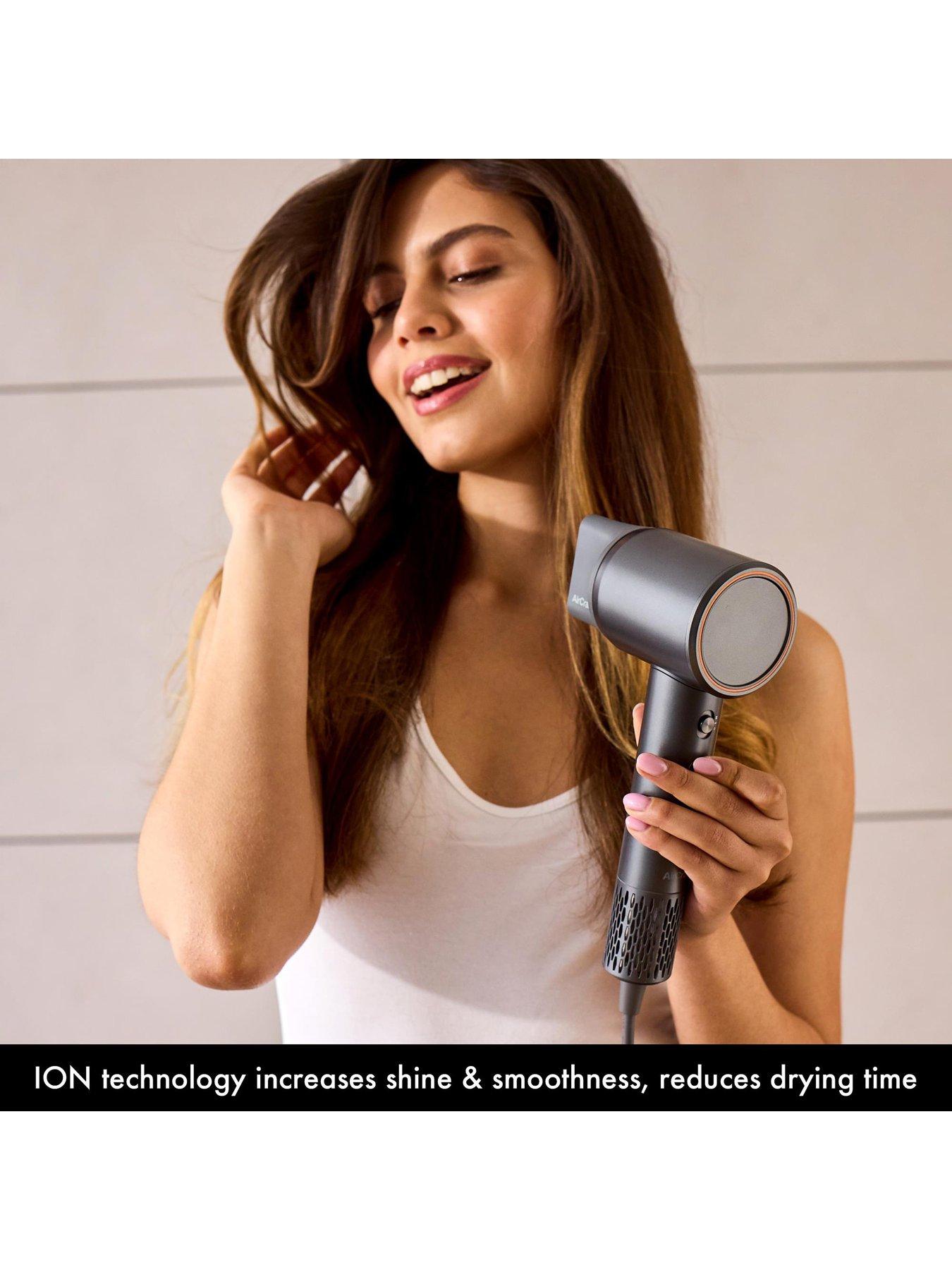  image of aircraft-airmotion-ionic-hair-dryer-with-digital-motor-amp-heatpulse-grey