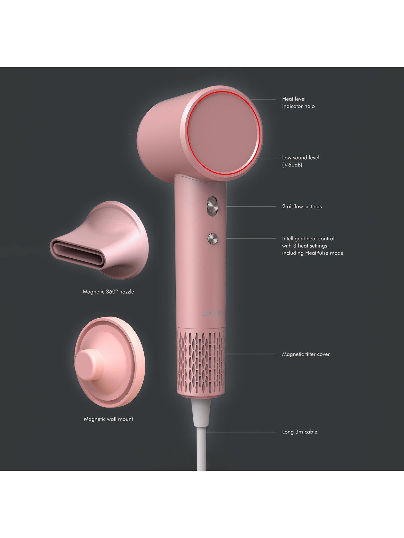  image of aircraft-airmotion-ionic-hair-dryer-with-digital-motor-amp-heatpulse-pink