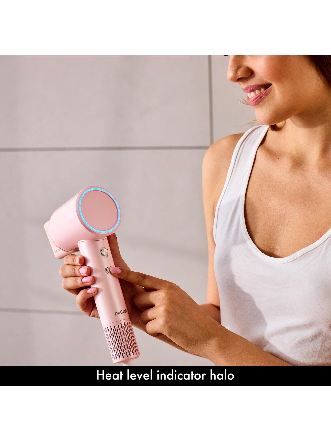  image of aircraft-airmotion-ionic-hair-dryer-with-digital-motor-amp-heatpulse-pink
