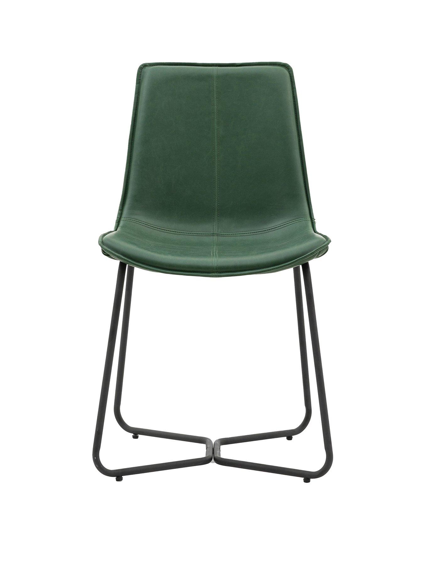 Image 2 of 7 of Gallery Direct Set of 2 Erik Green Dining Chairs