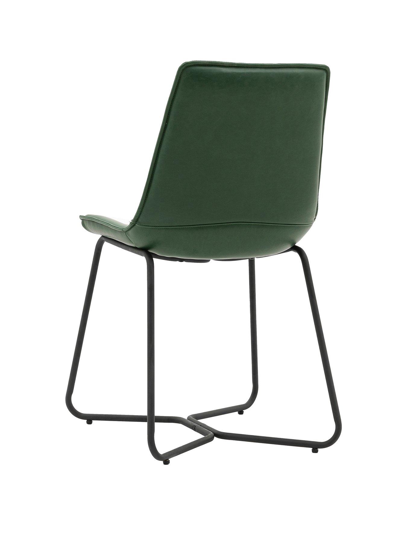 Image 3 of 7 of Gallery Direct Set of 2 Erik Green Dining Chairs