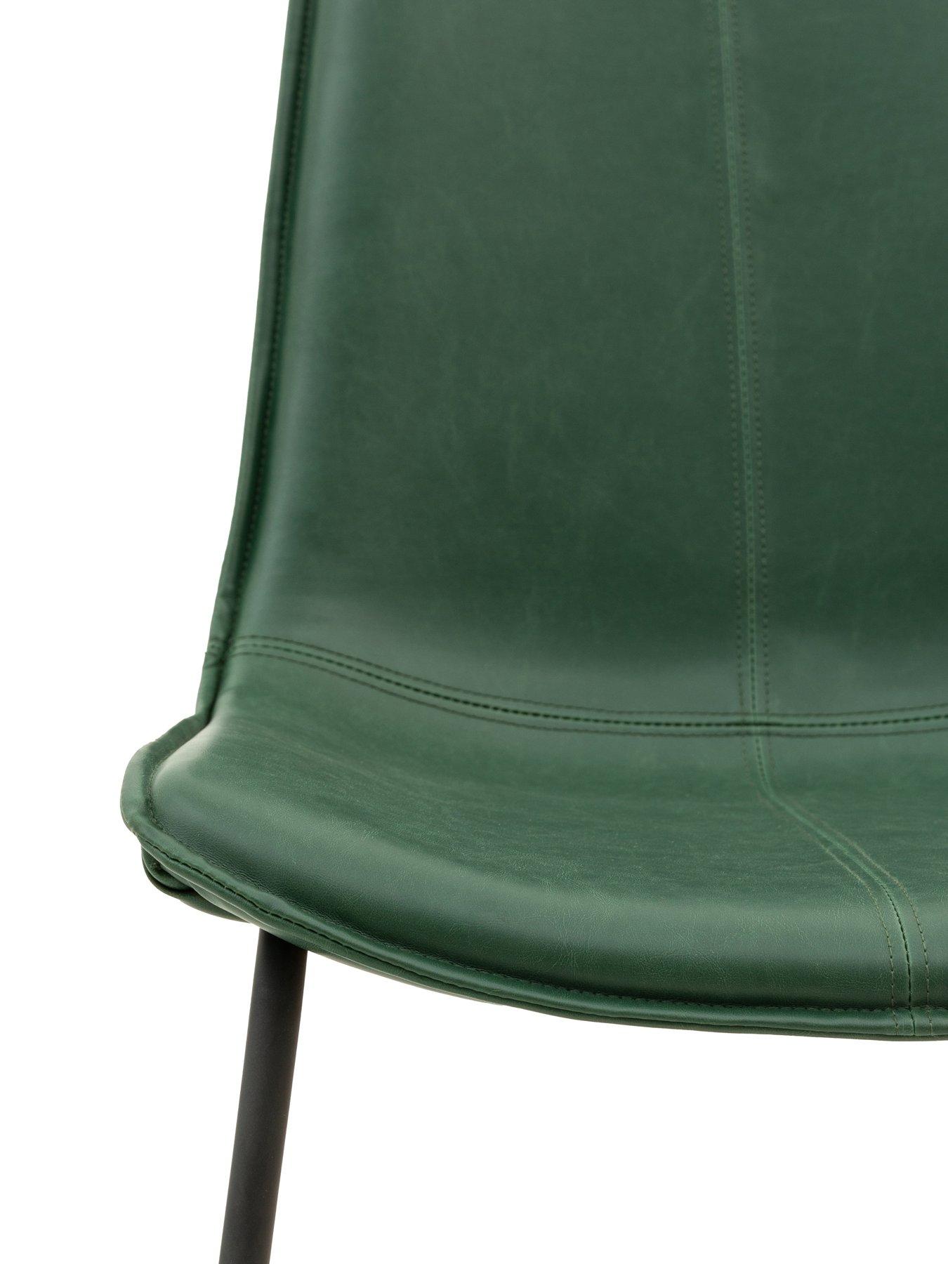 Image 6 of 7 of Gallery Direct Set of 2 Erik Green Dining Chairs