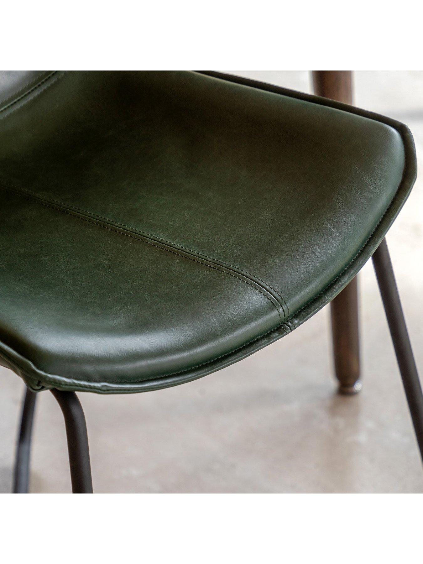 Image 7 of 7 of Gallery Direct Set of 2 Erik Green Dining Chairs