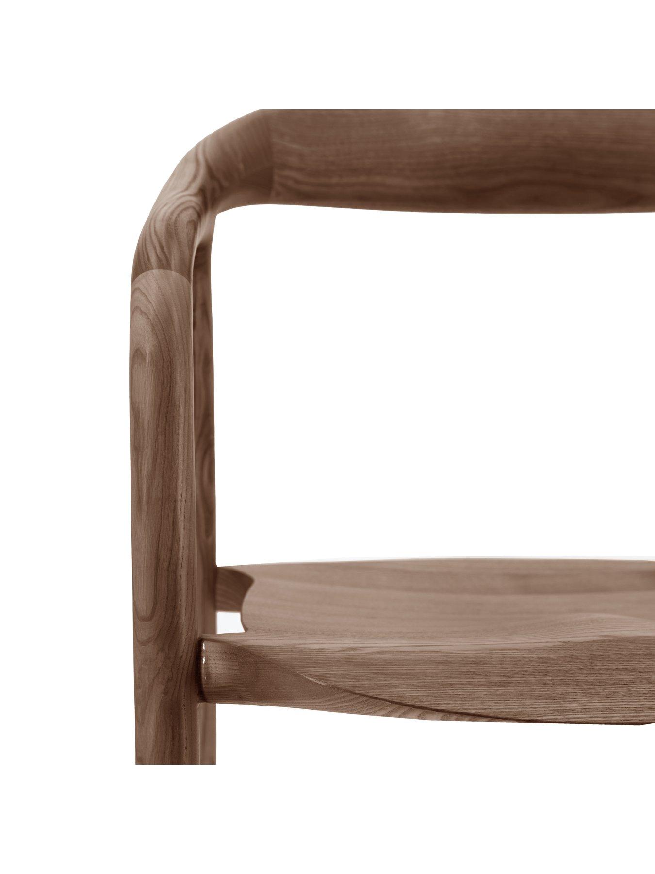  image of gallery-rayannbspready-assembled-2-pack-dining-chairs-walnut