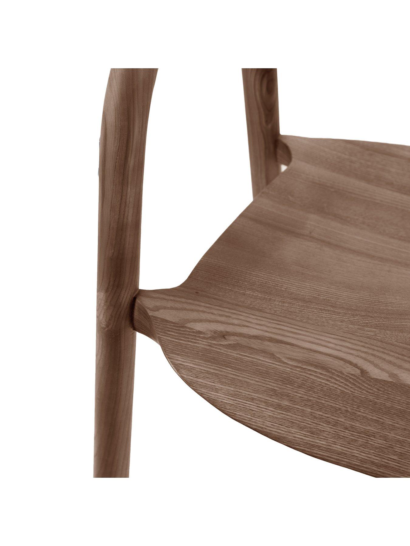  image of gallery-rayannbspready-assembled-2-pack-dining-chairs-walnut