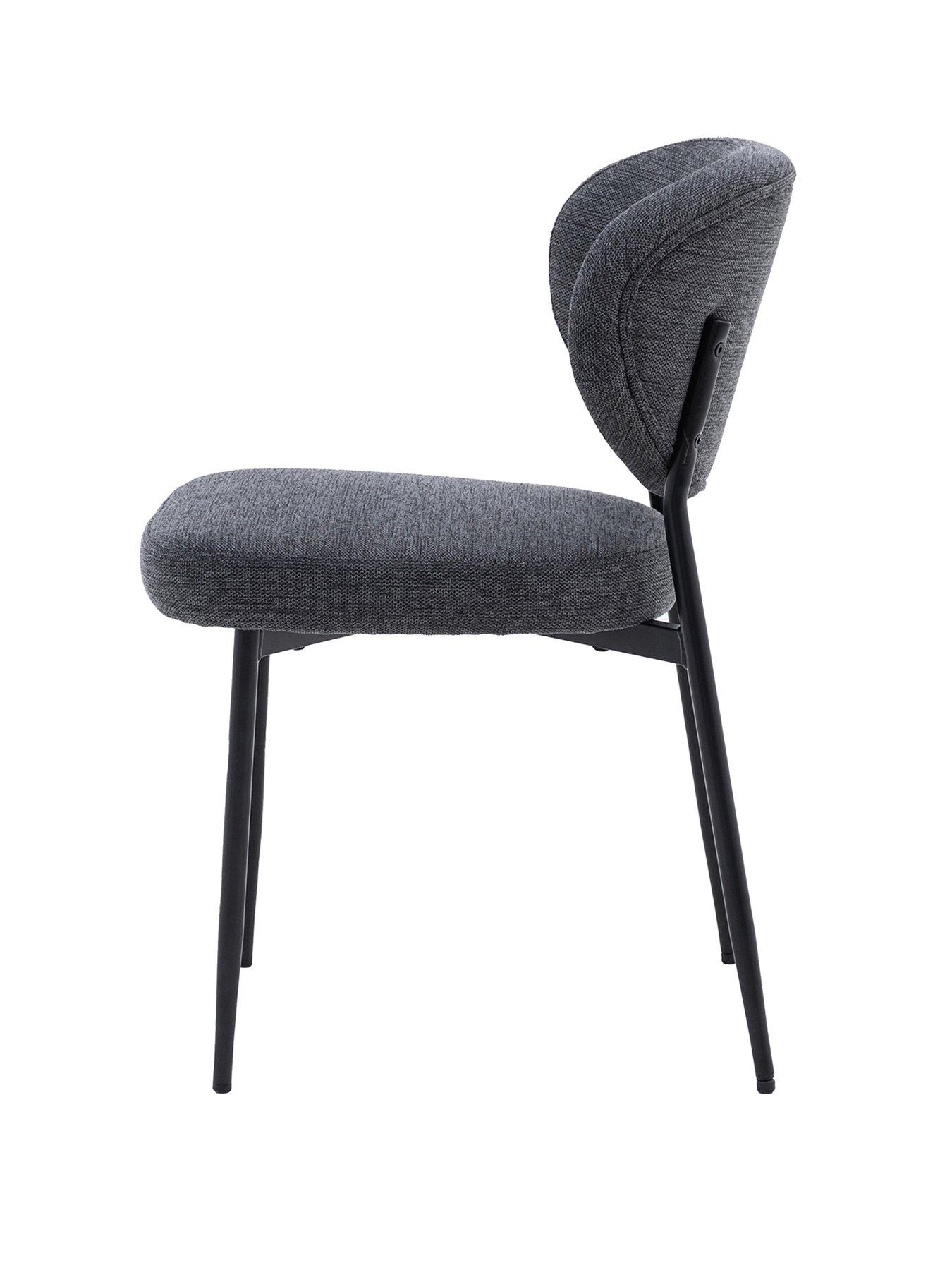  image of gallery-direct-kara-2-pack-dining-chairs-charcoal