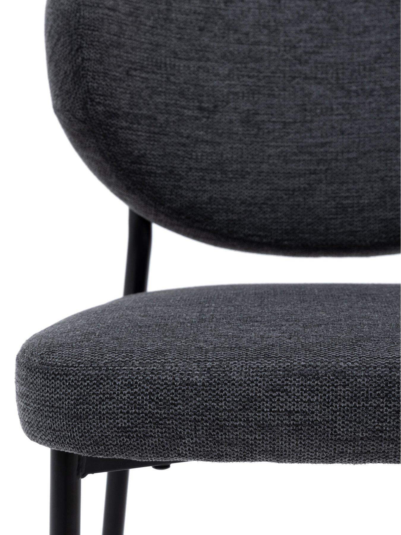  image of gallery-direct-kara-2-pack-dining-chairs-charcoal