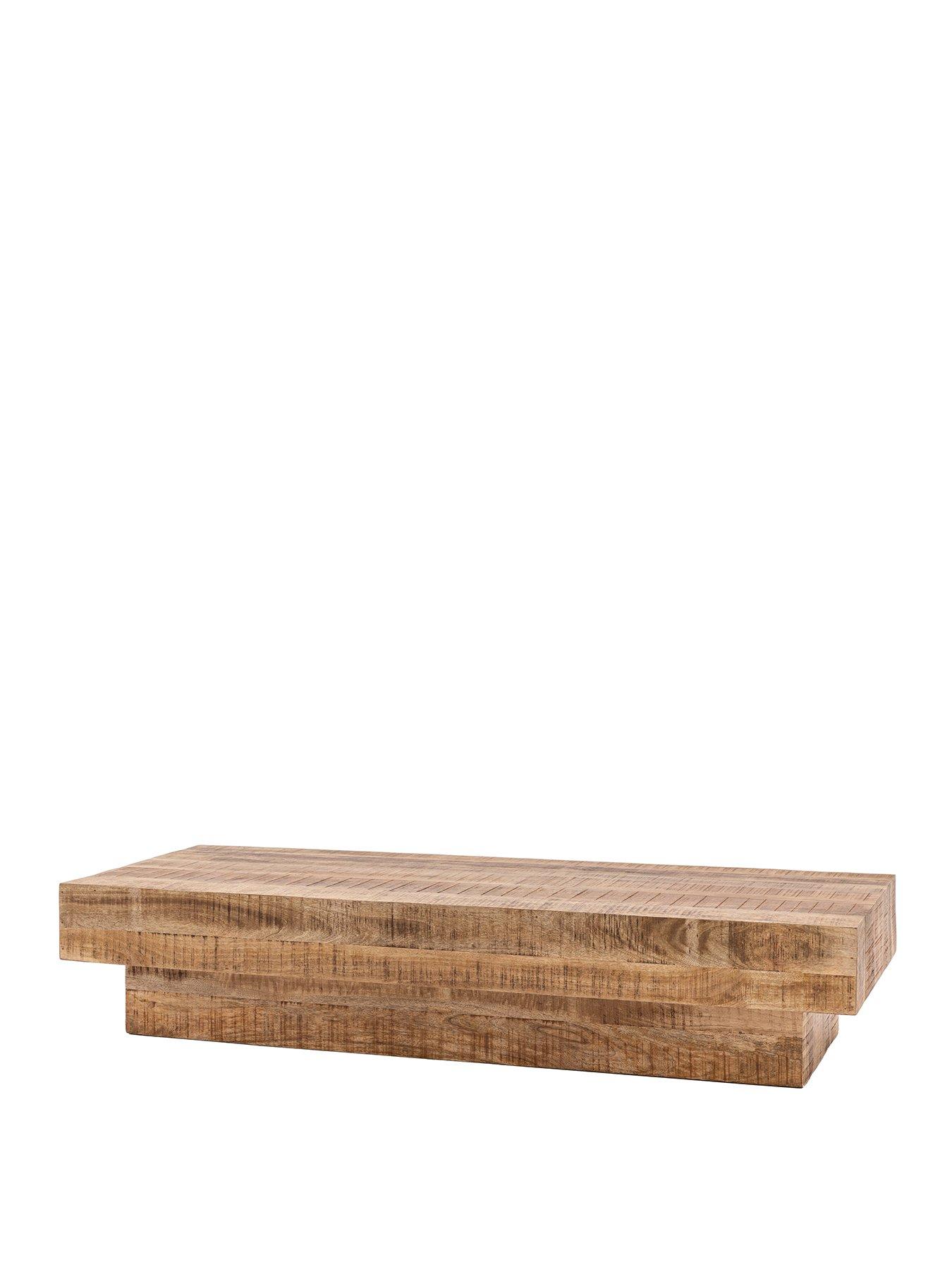  image of gallery-lina-ready-assembled-mango-wood-coffee-table-natural