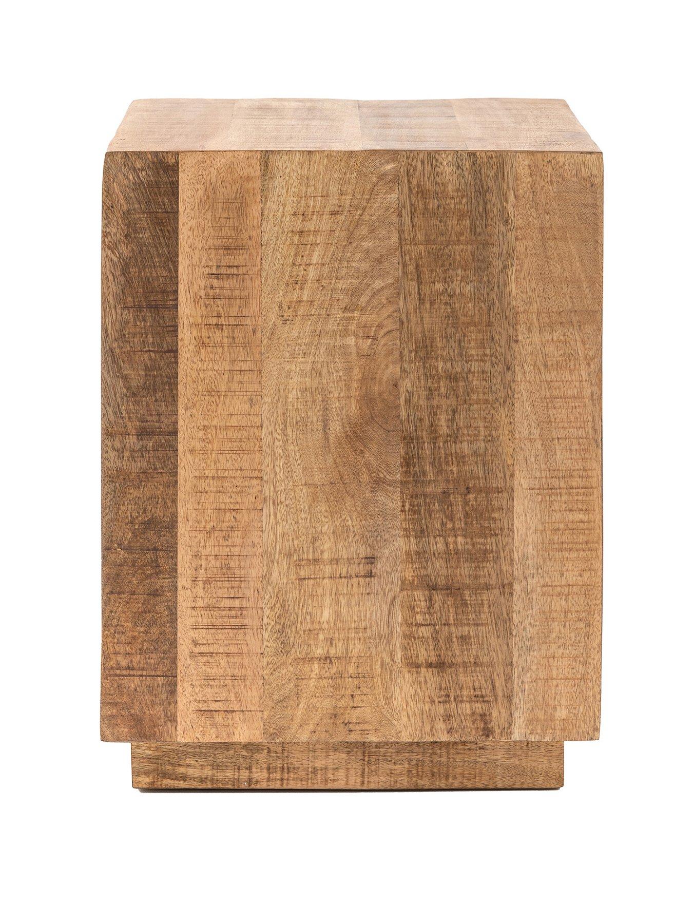 stillFront image of gallery-direct-lina-ready-assembled-mango-wood-side-table-natural