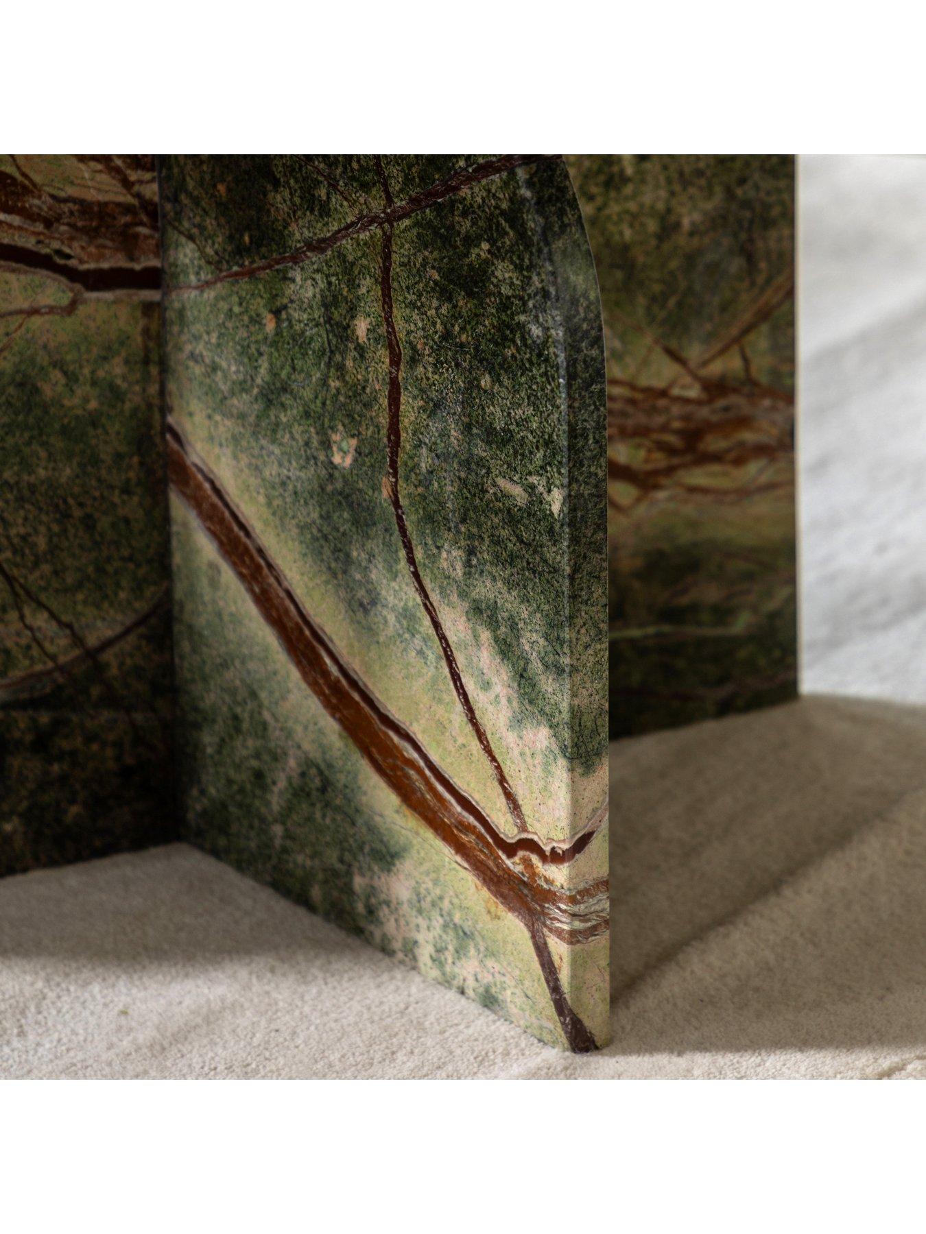 Image 7 of 7 of Gallery Direct Amina Ready Assembled&nbsp;Marble Coffee Table - Ember