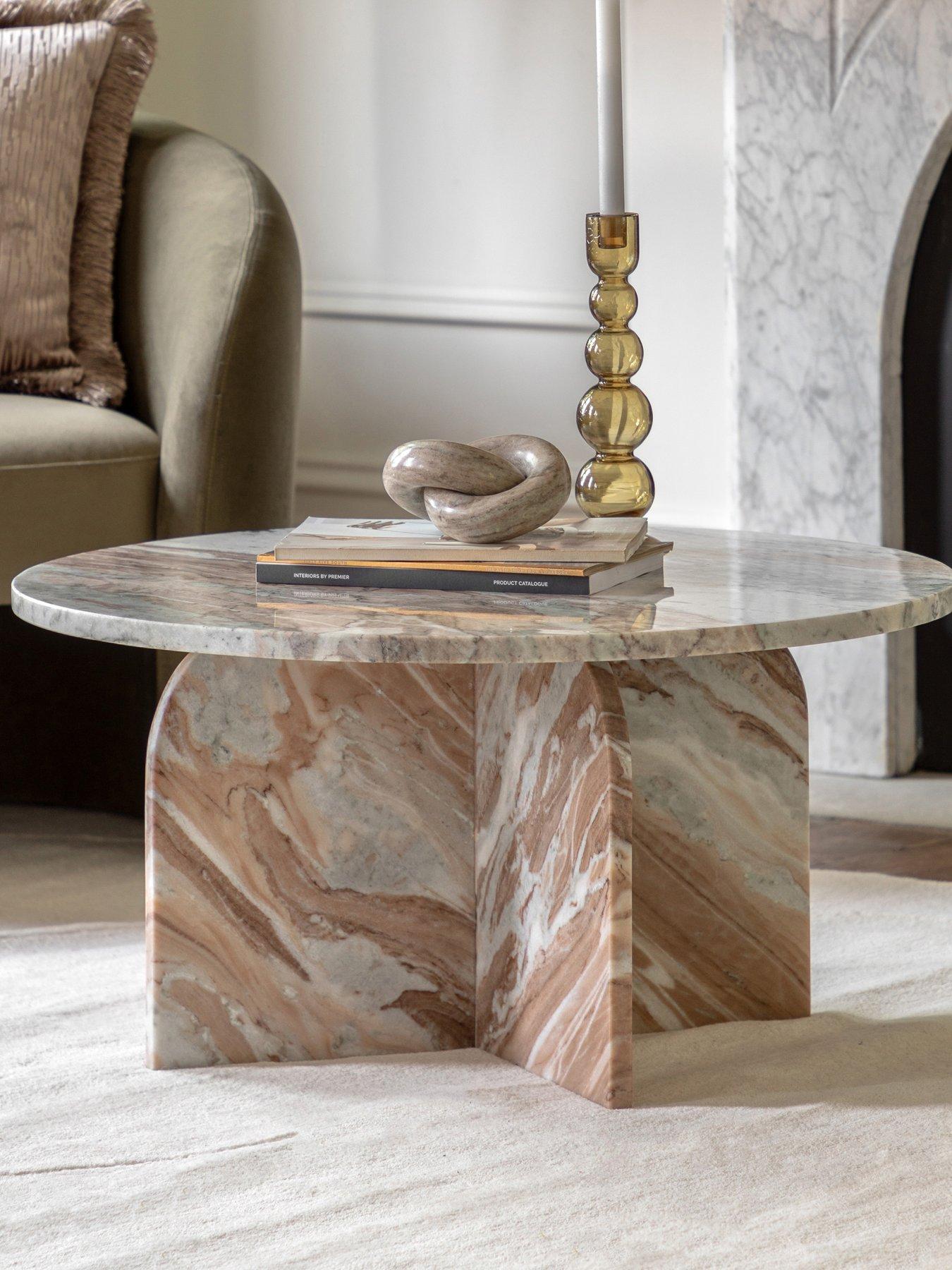 front image of gallery-amina-ready-assembled-marble-coffee-table-natural