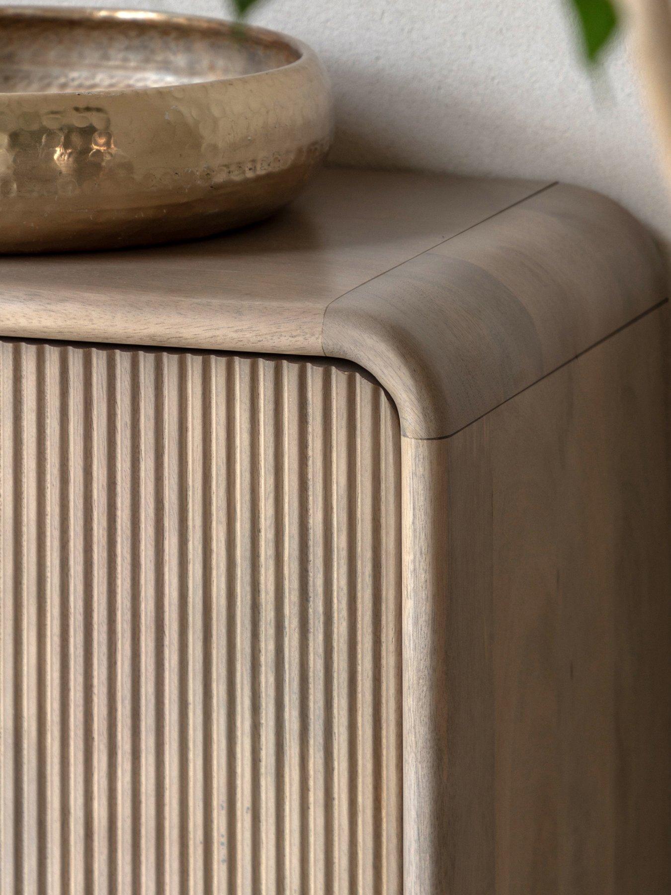 Image 4 of 7 of Gallery Direct Tahira &nbsp;Ready Assembled&nbsp;3 Door Sideboard - with Mango Wood