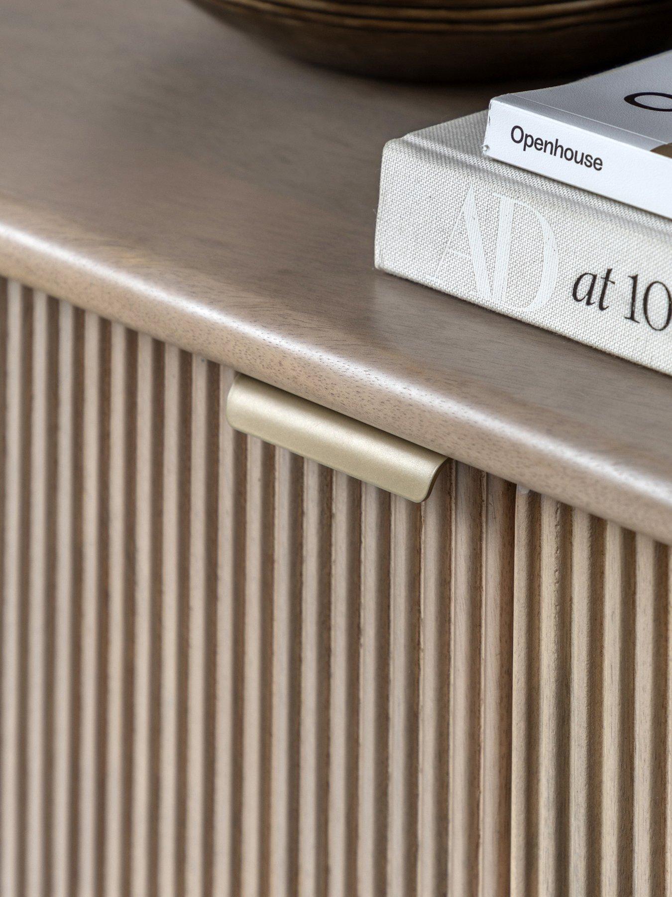 Image 6 of 7 of Gallery Direct Tahira &nbsp;Ready Assembled&nbsp;3 Door Sideboard - with Mango Wood