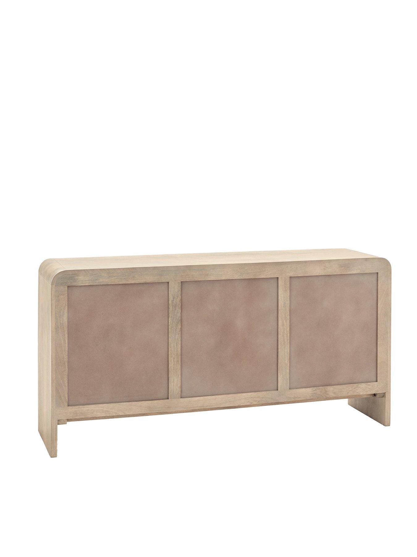 Image 7 of 7 of Gallery Direct Tahira &nbsp;Ready Assembled&nbsp;3 Door Sideboard - with Mango Wood