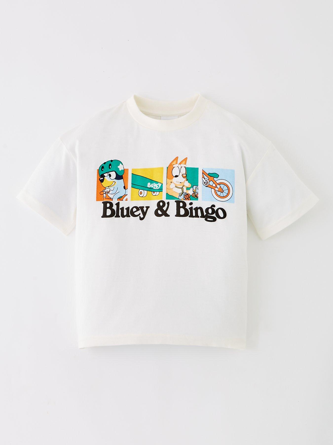 undefined Back Print T-Shirt - Blue