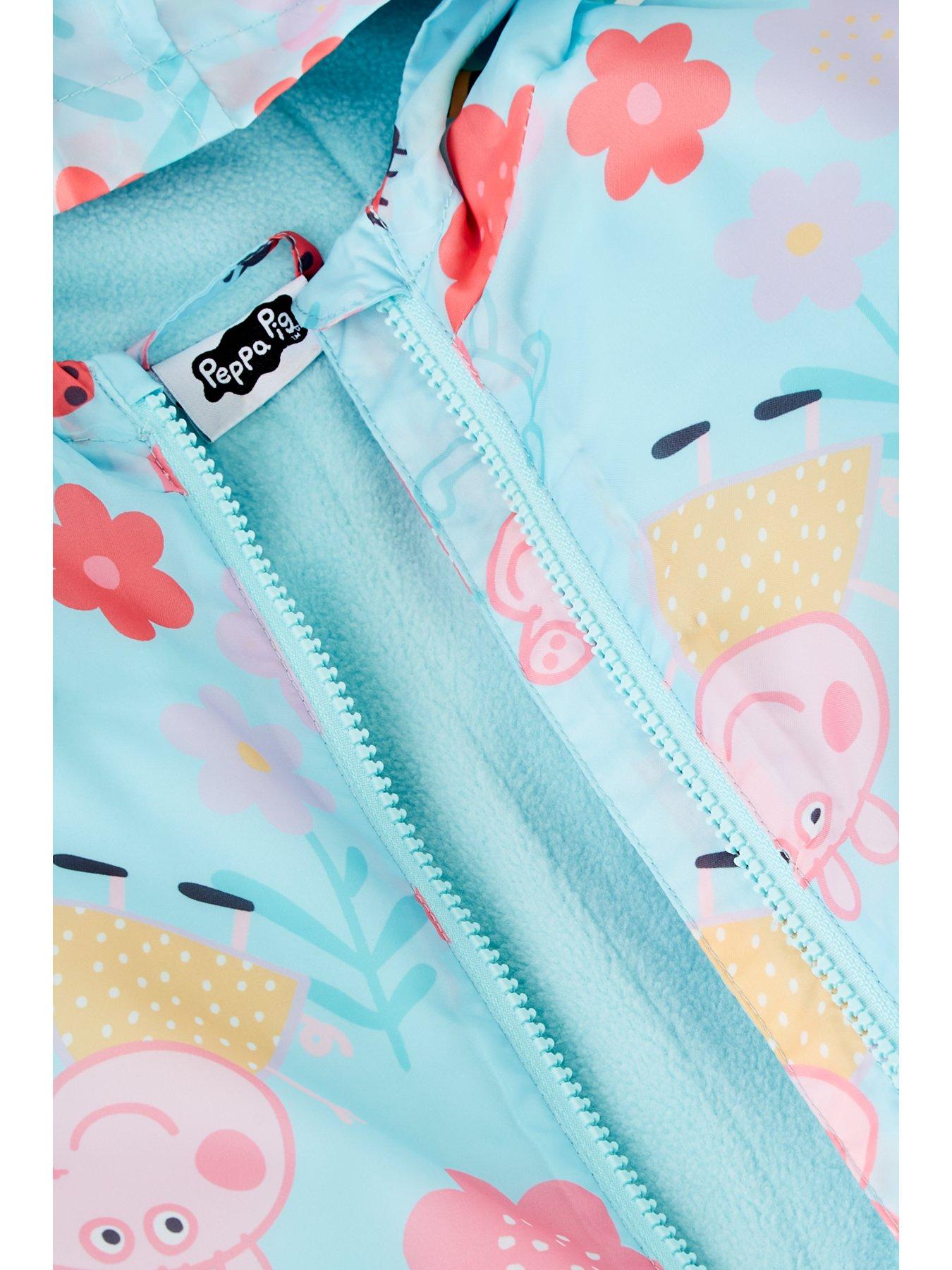 Image 3 of 4 of Peppa Pig Peppa Pig&nbsp;Fleece Lined Puddlesuit - Blue