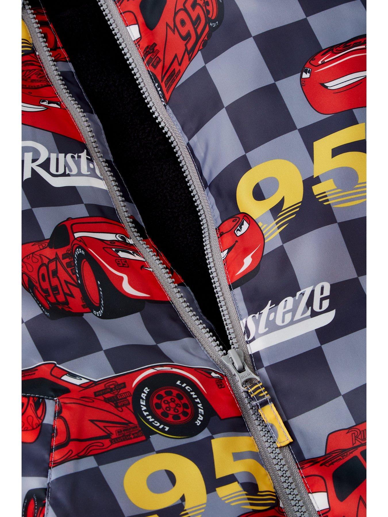 Image 3 of 4 of Disney Cars Lightning Mcqueen&nbsp;Fleece Lined Puddlesuit - Multi