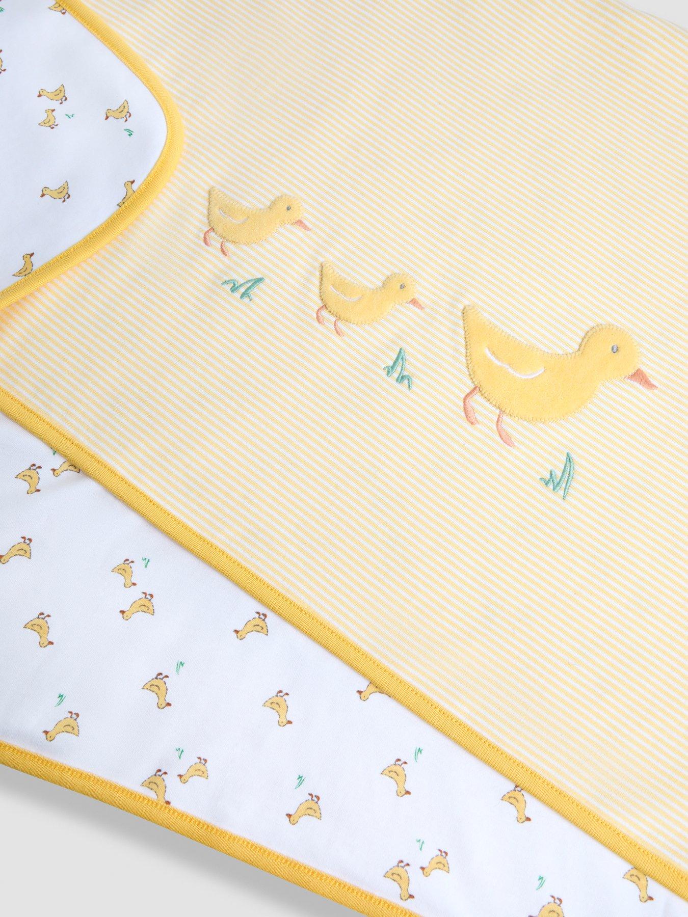 undefined Duck Reversible Jersey Shawl With Applique