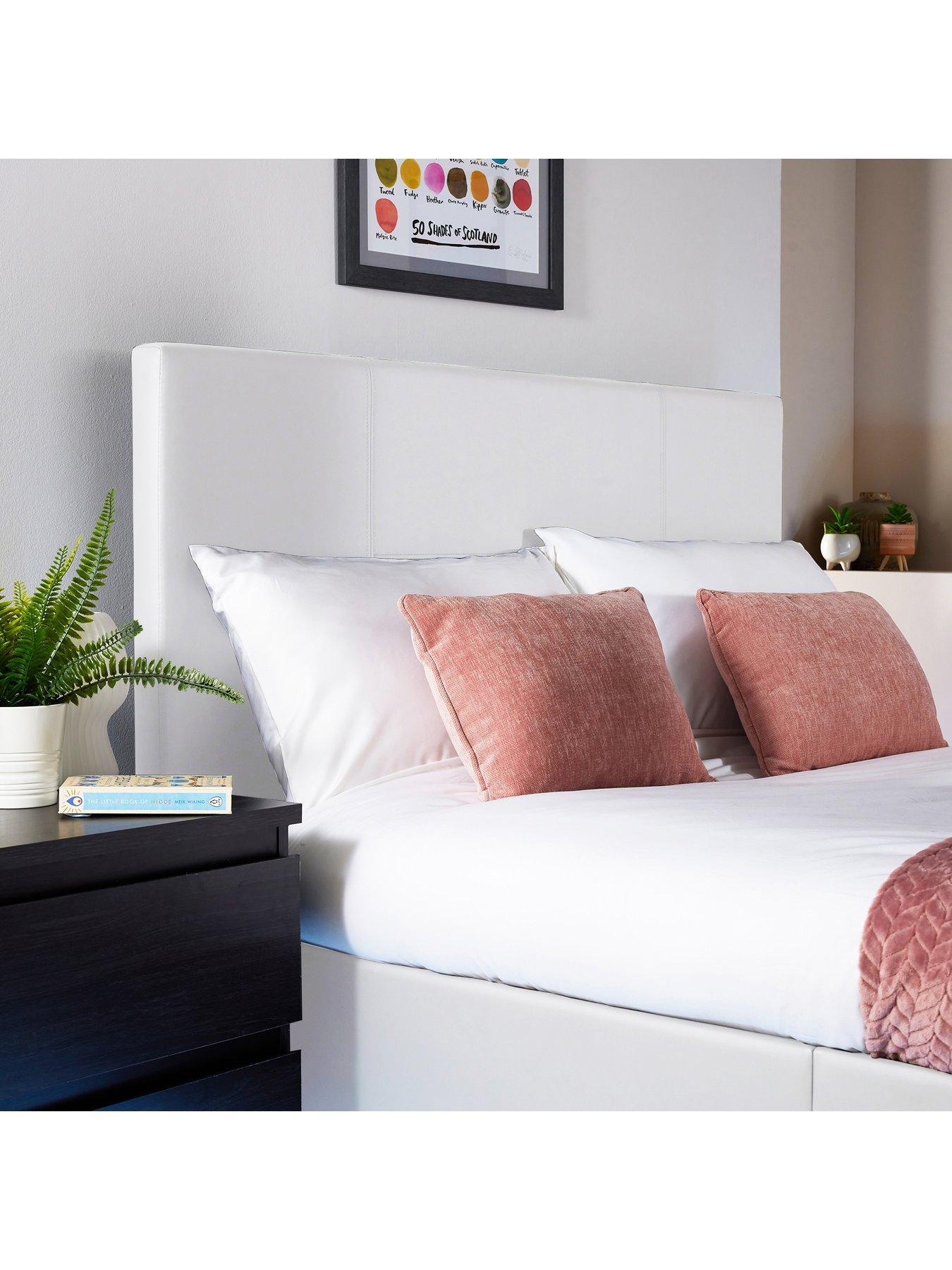  image of xr-living-ava-upholstered-tv-bed-with-under-bed-led-lighting-fits-up-to-55-inch-tv-ndash-white