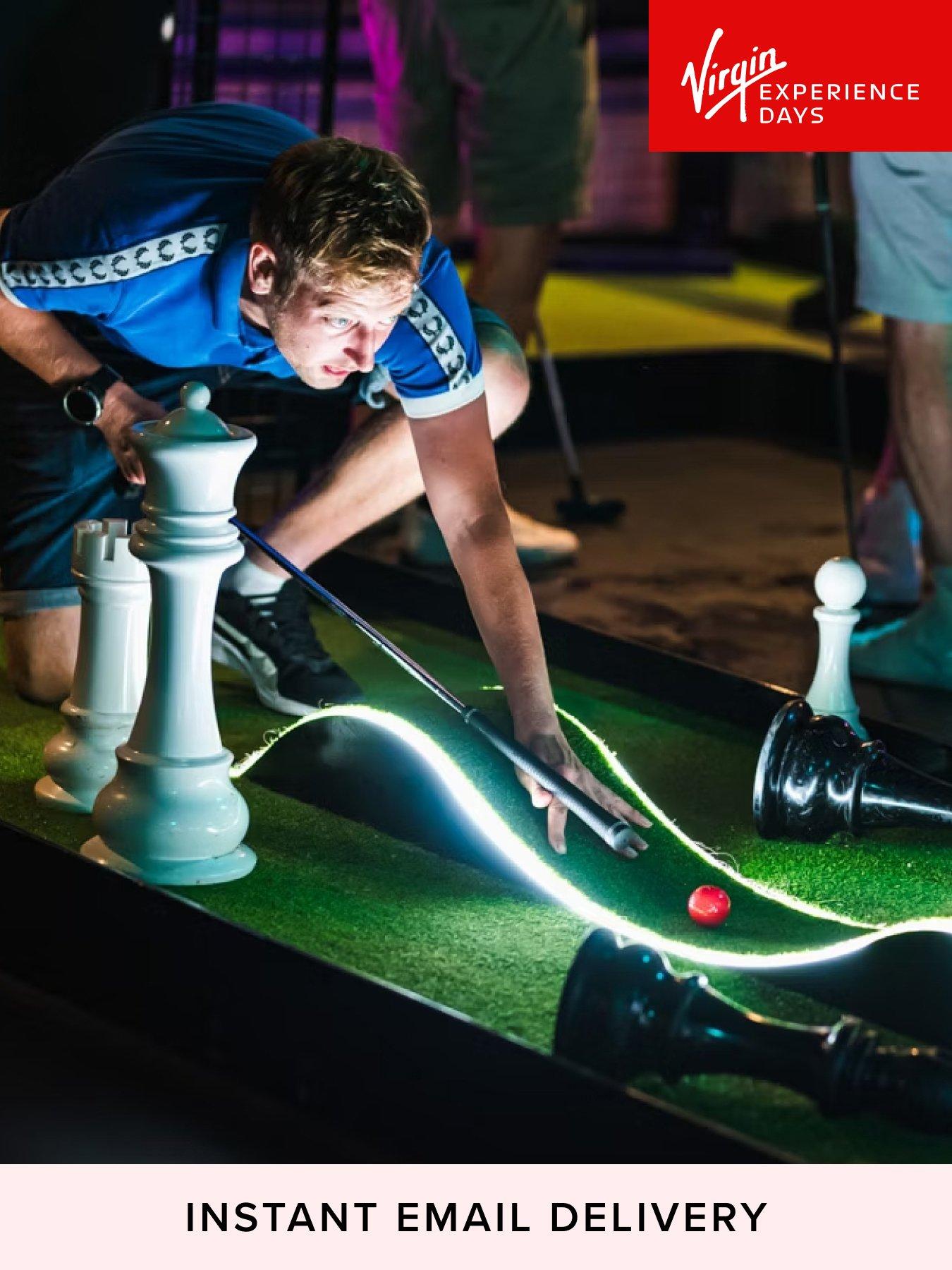 Virgin Experience Days 9 Holes of Mini Golf and Interactive Darts with Cocktails and Meal for Two at Par 59