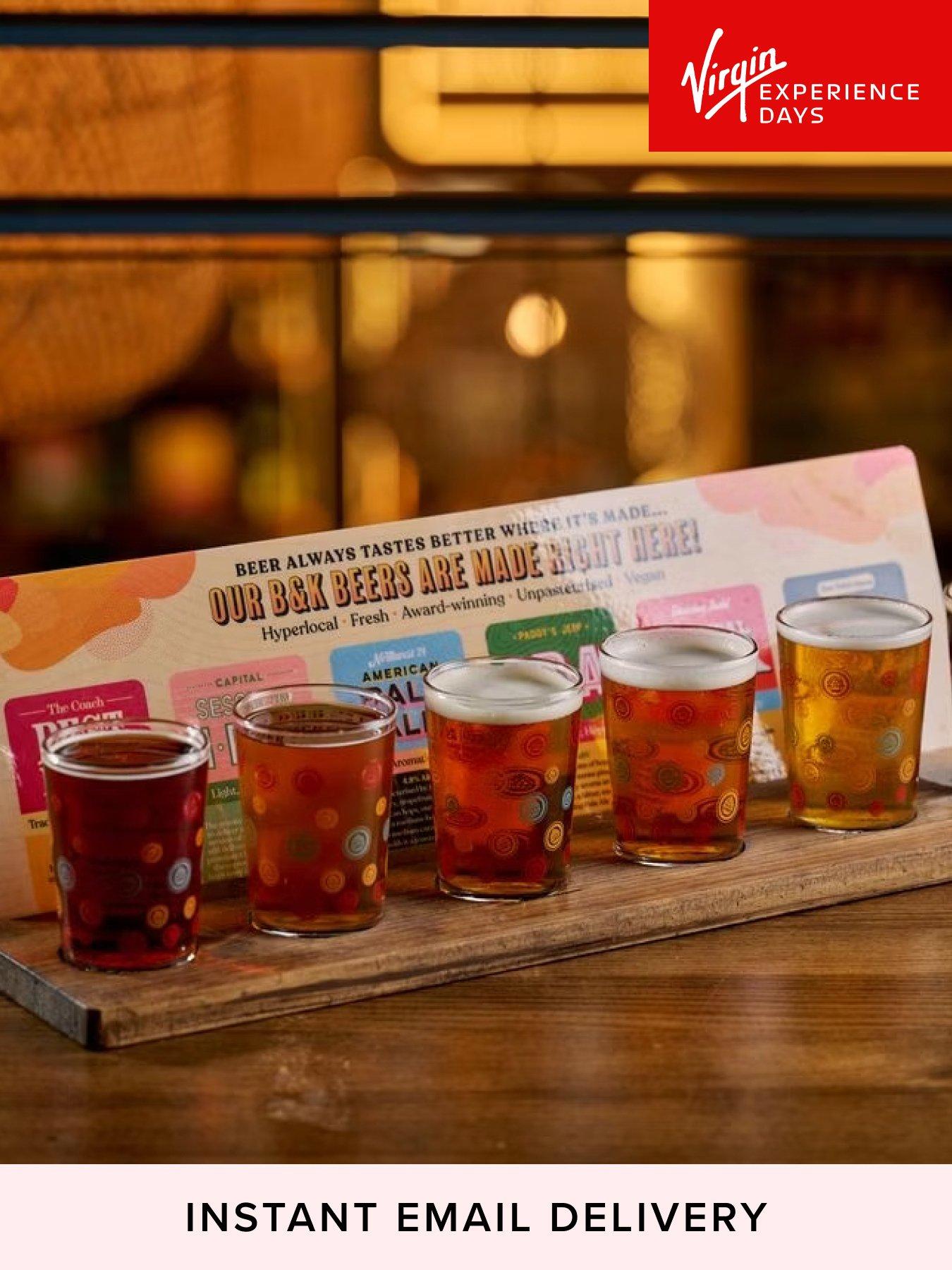 Virgin Experience Days Brewhouse  &  Kitchen Beer Tasting Board and Burger for Two - 16 UK Locations
