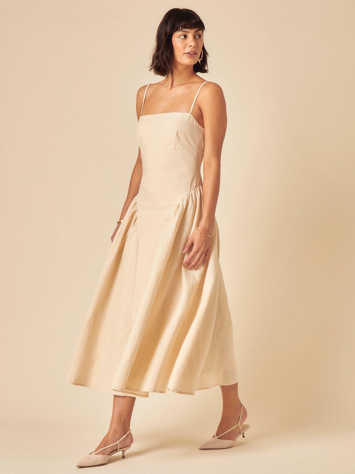 Nobodys Child Lupin Midi Dress - Beige