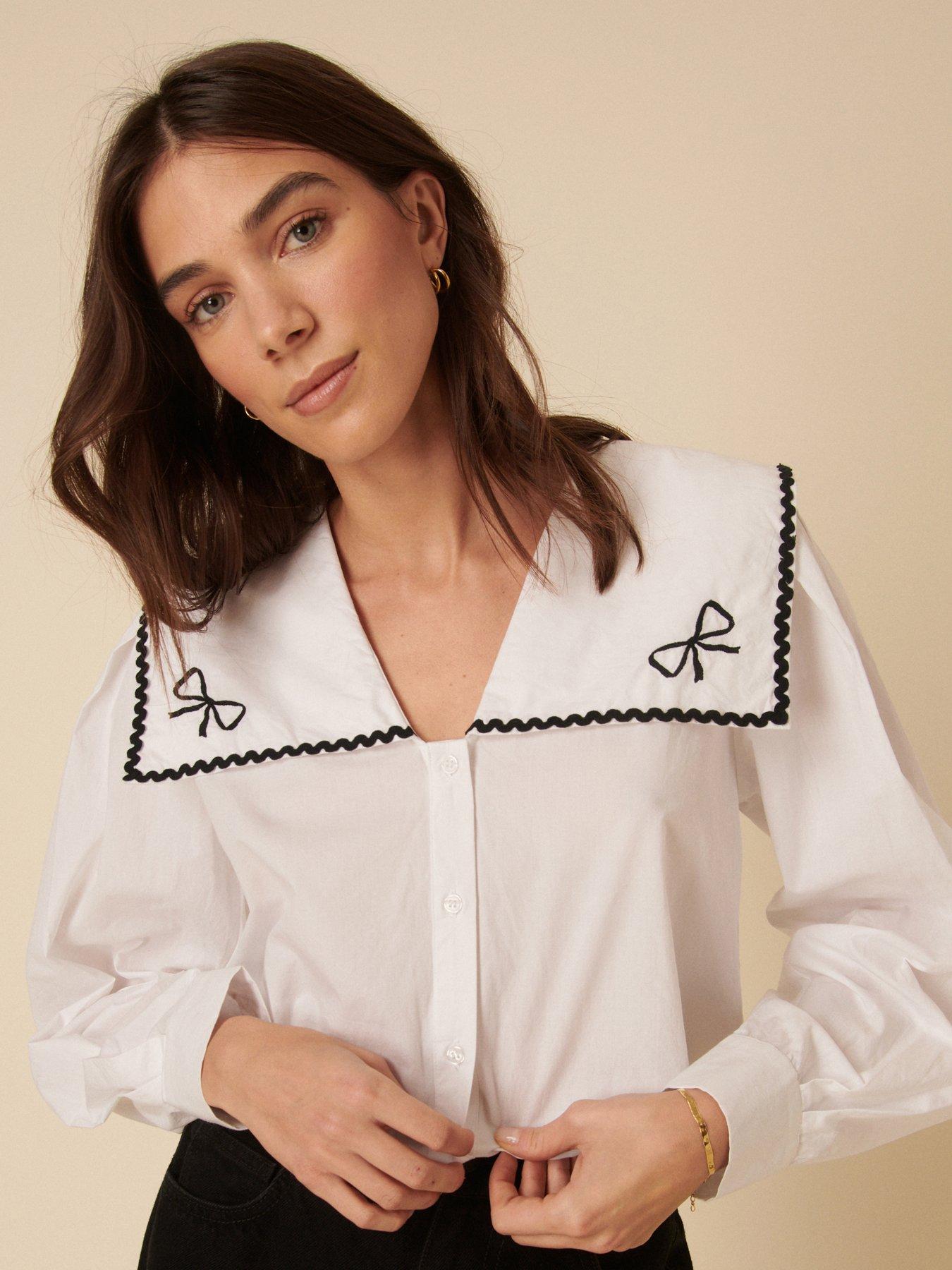  image of nobodys-child-bingley-blouse-white