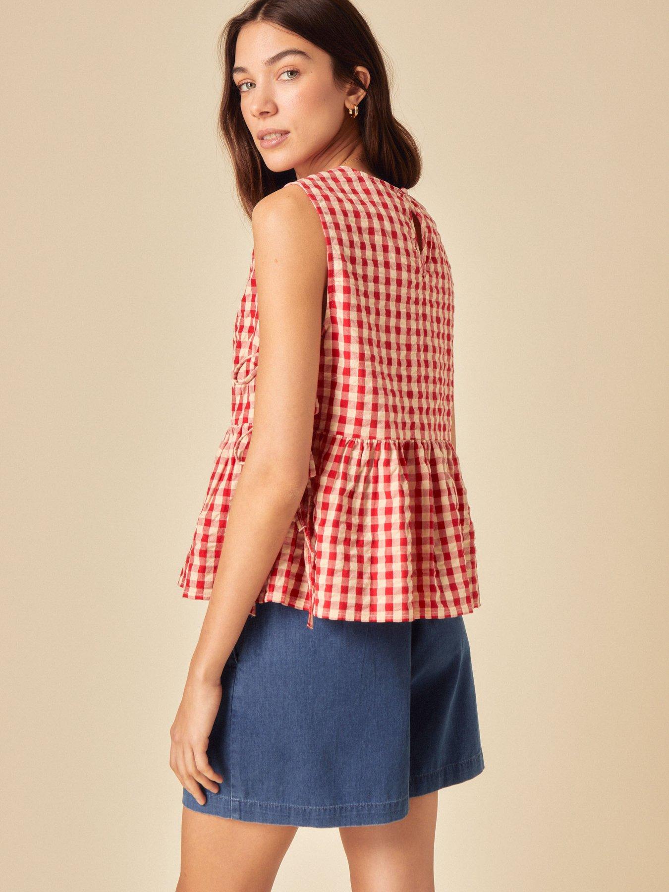  image of nobodys-child-valerie-top-red