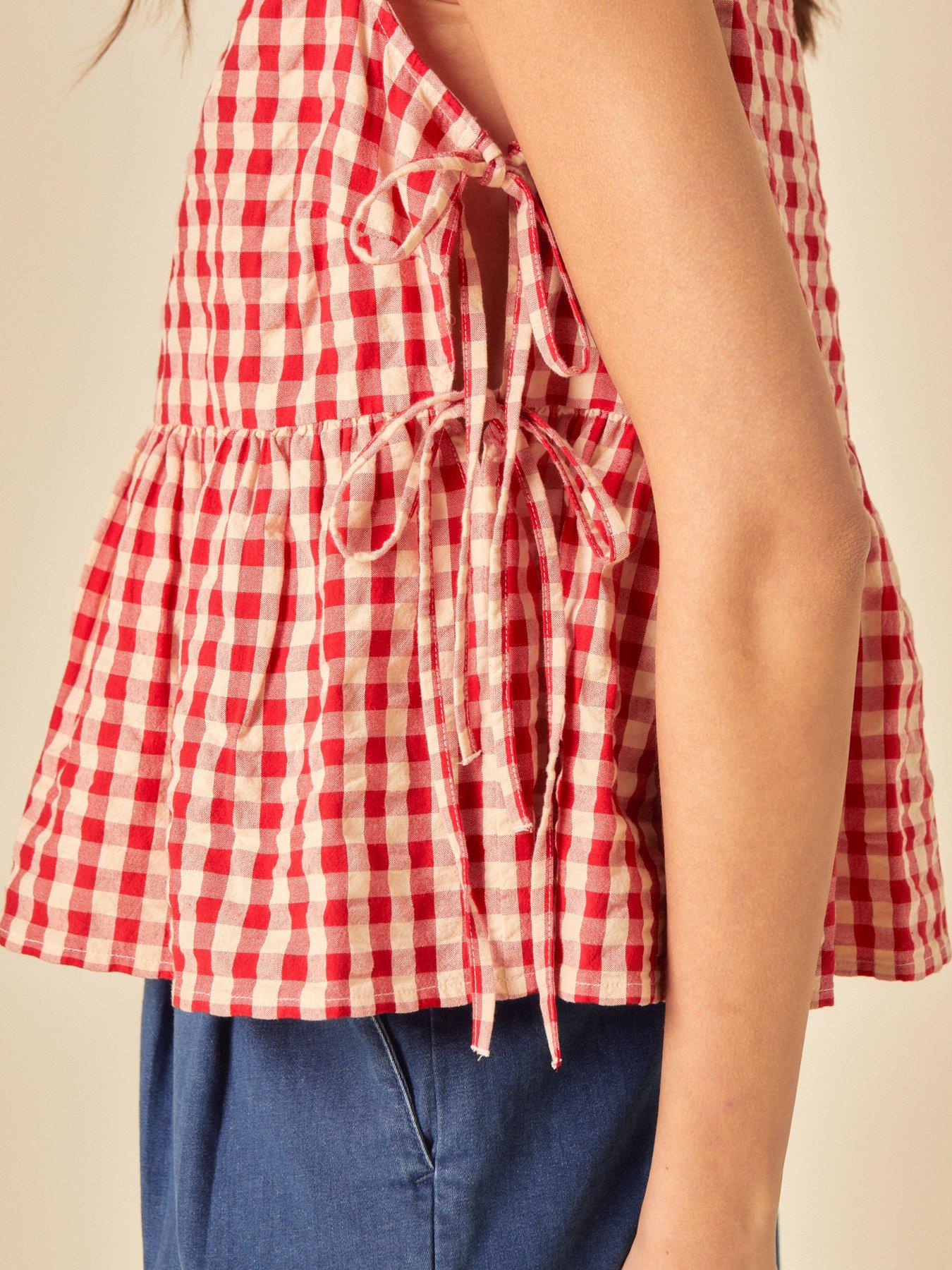  image of nobodys-child-valerie-top-red