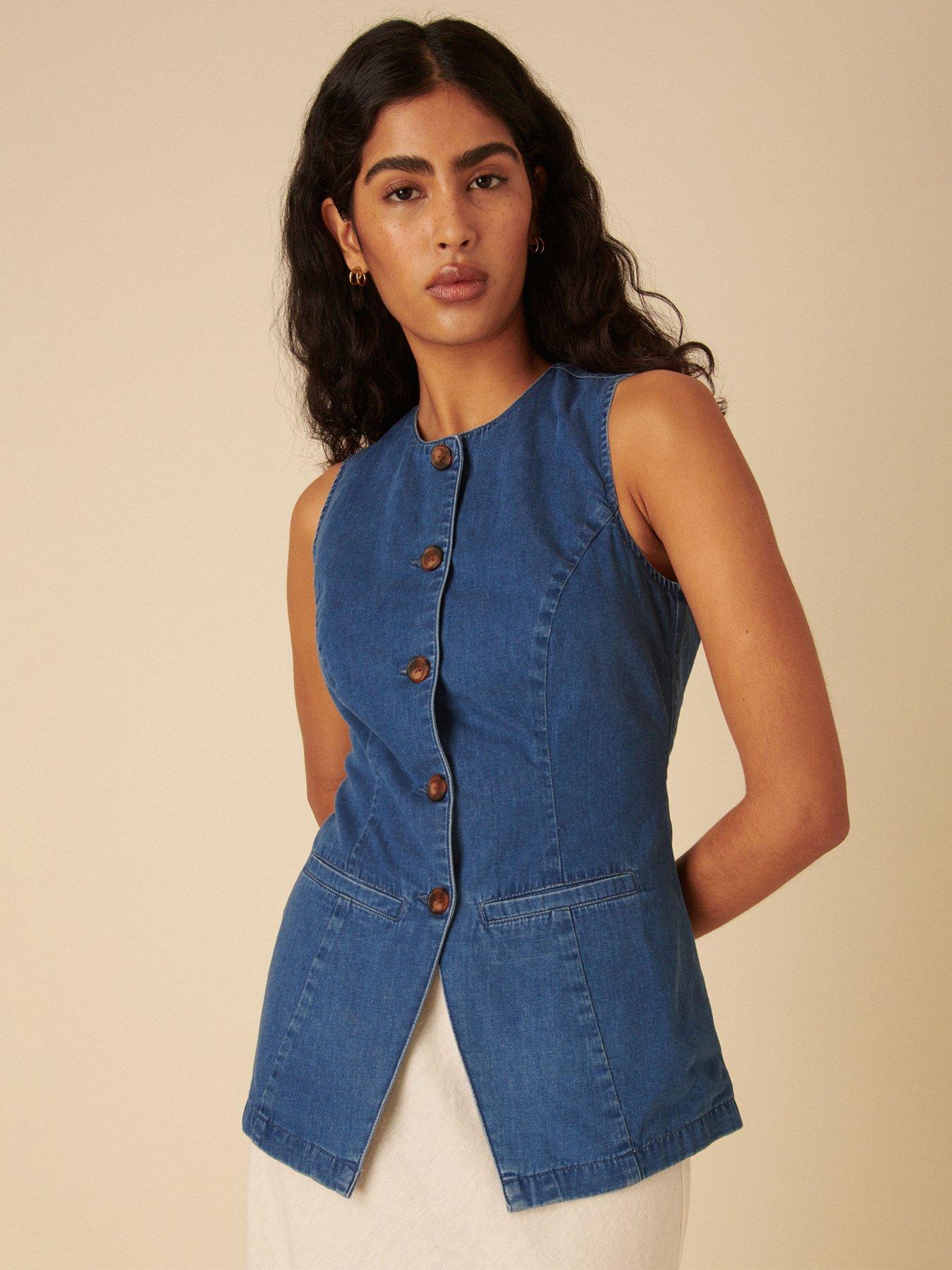 nobodys-child-denim-waistcoat-blue