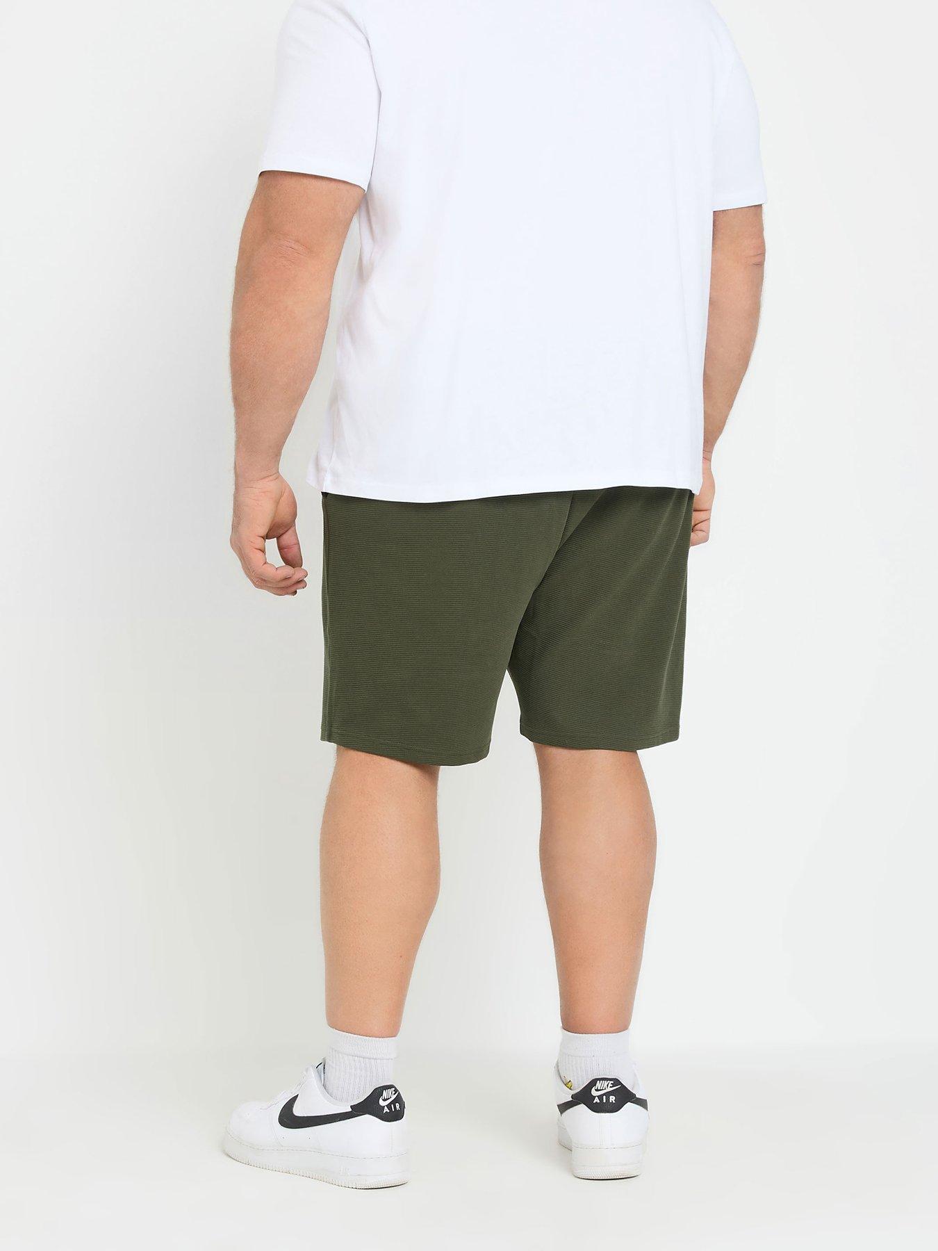  image of badrhino-ribbed-shorts-green