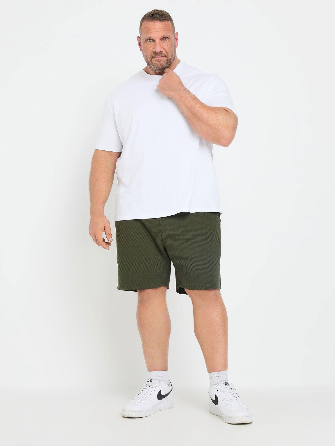  image of badrhino-ribbed-shorts-green