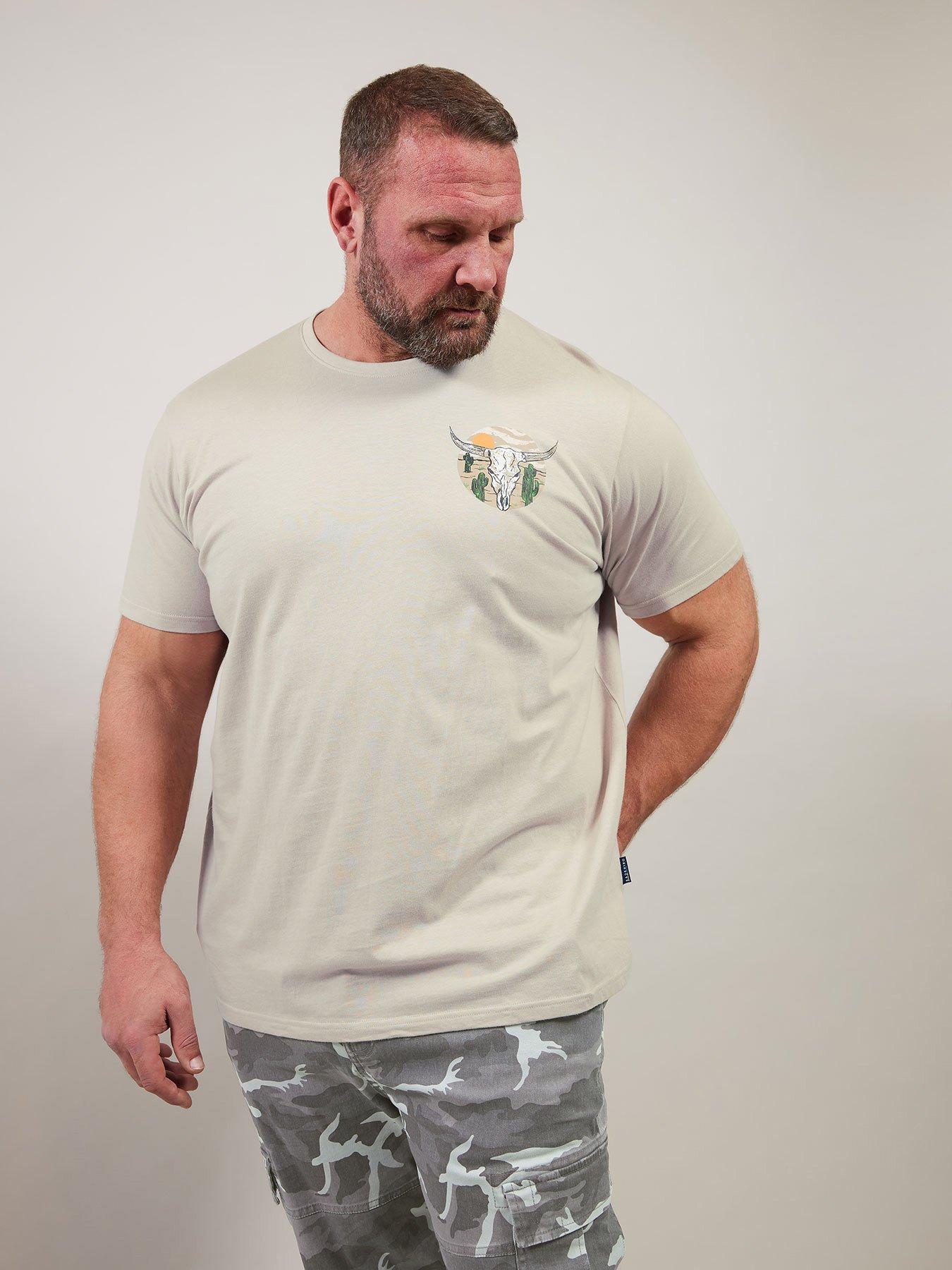 badrhino-cow-skull-graphic-t-shirt-cream