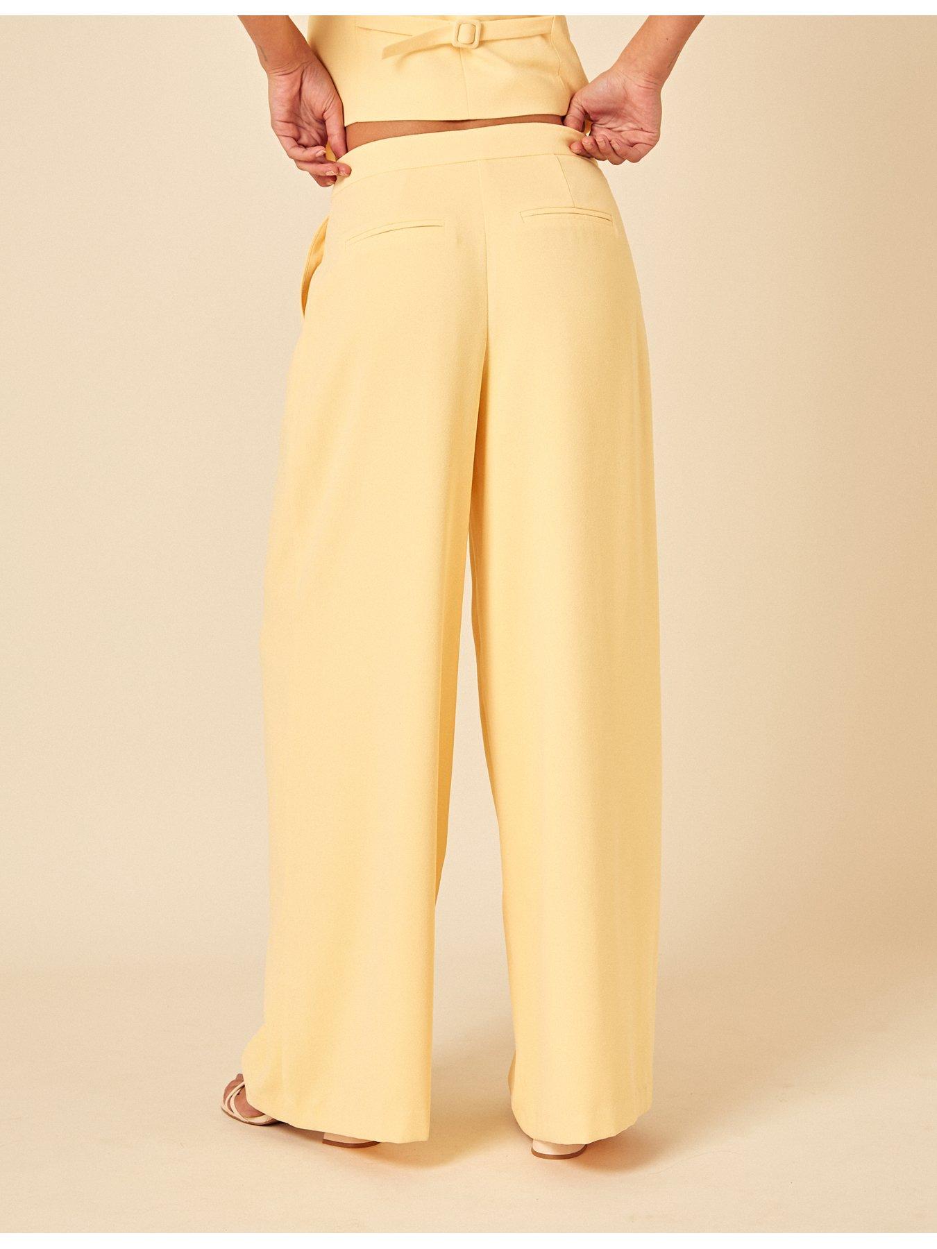 stillFront image of nobodys-child-torie-trouser-yellow