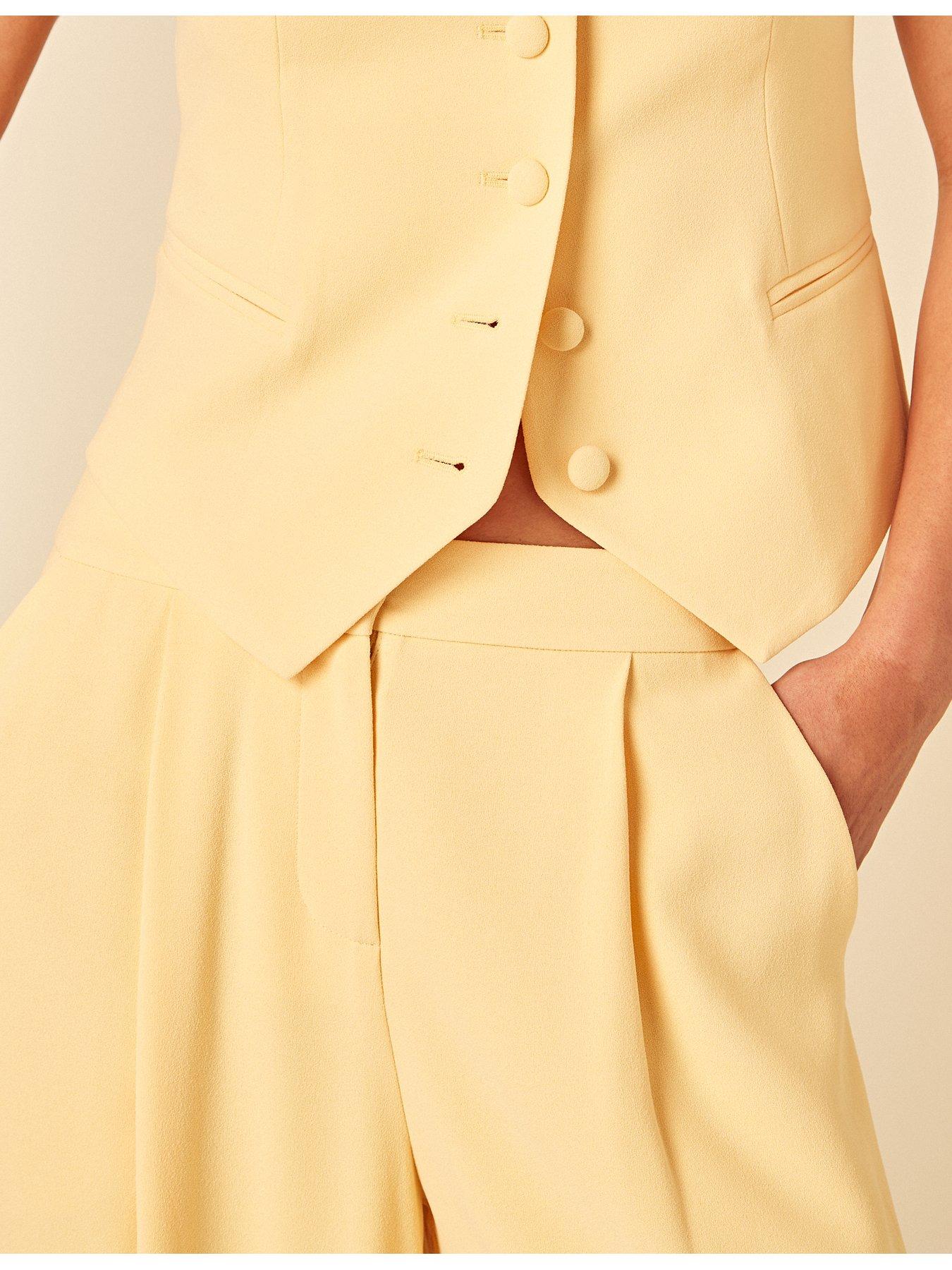  image of nobodys-child-torie-trouser-yellow