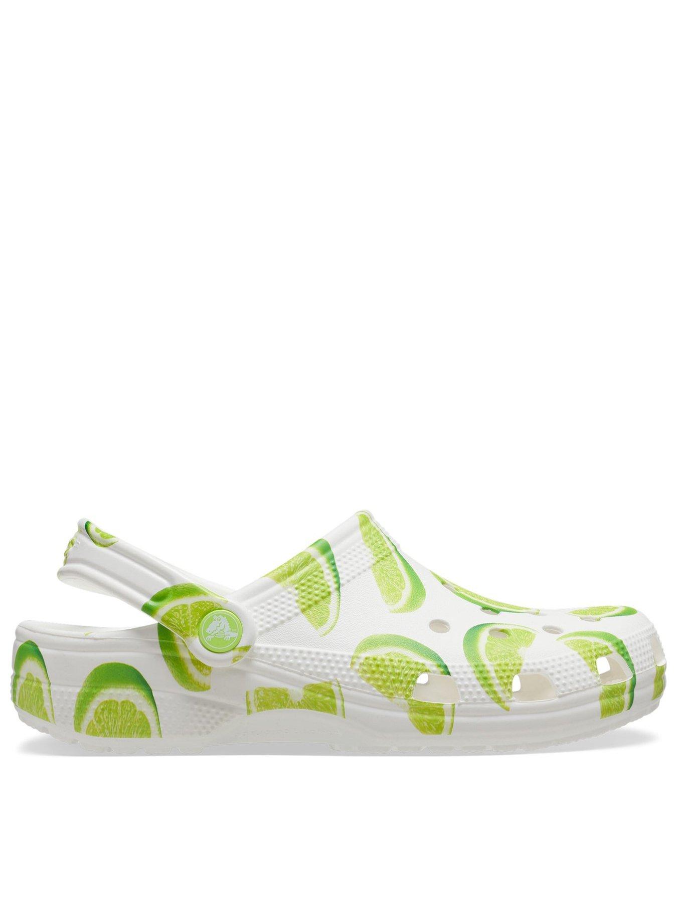 crocs-classic-graphic-clog-lime