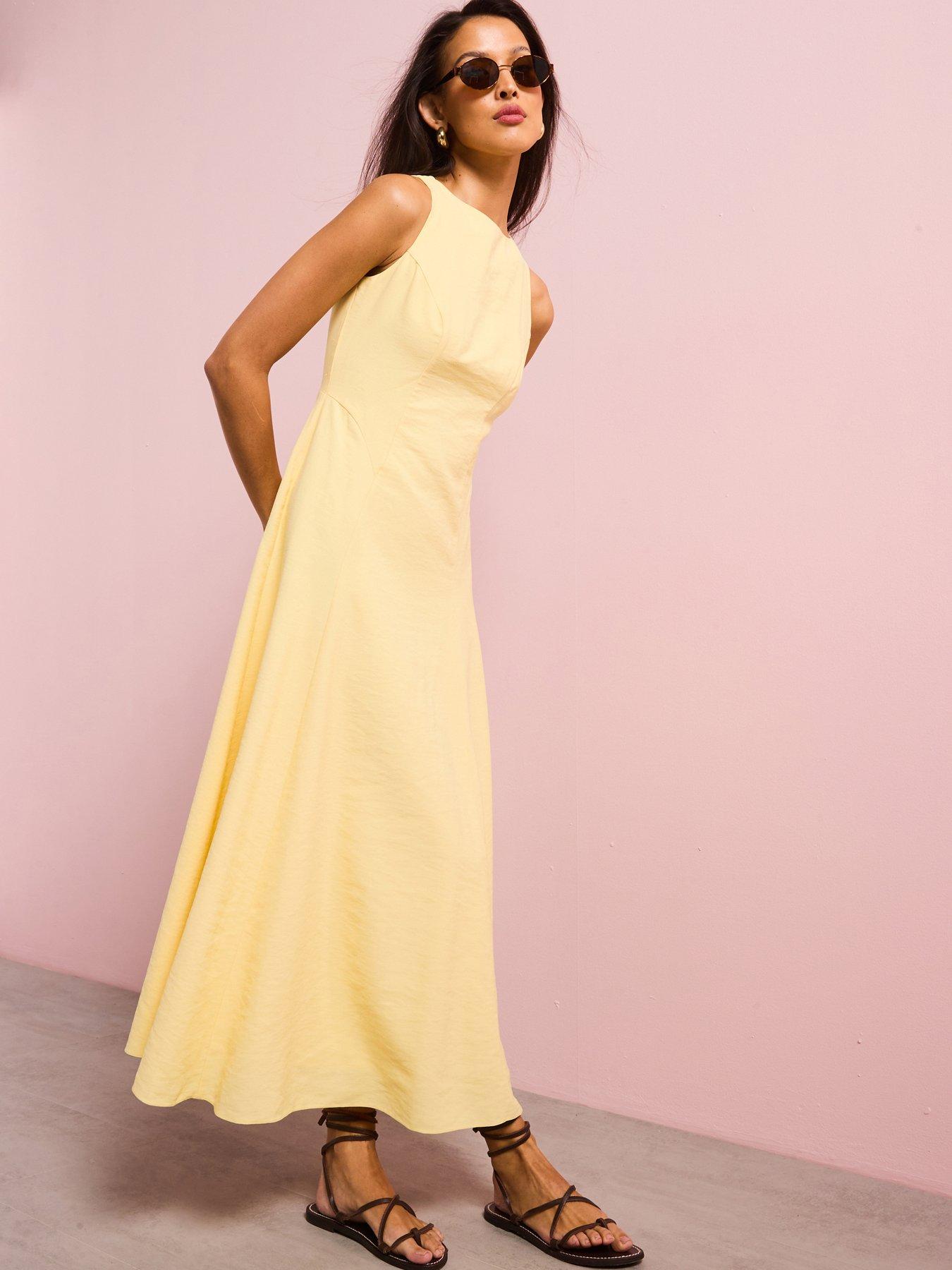 Nobodys Child Reign Midi Dress Yellow Littlewoods