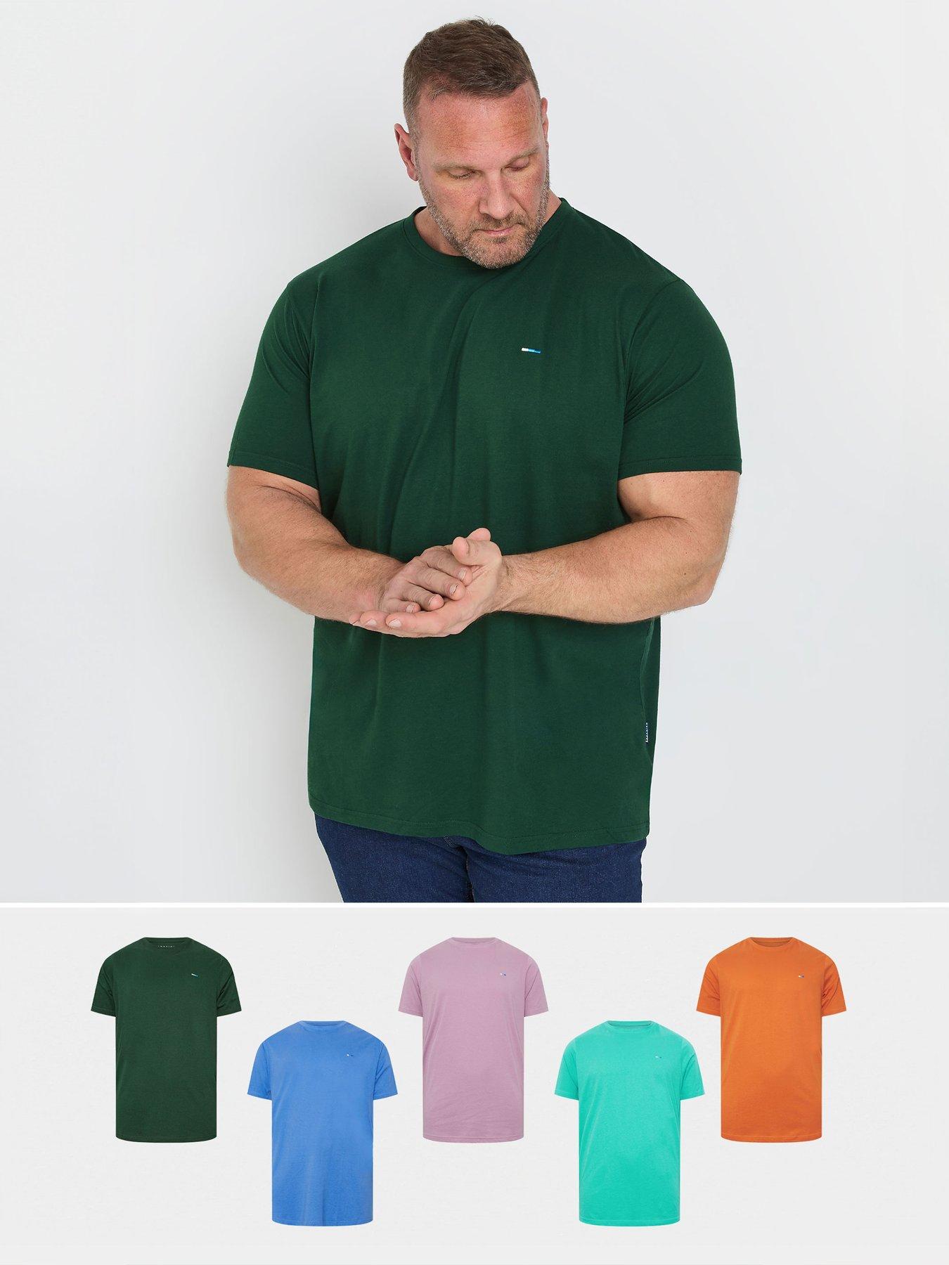 badrhino-5-pack-of-t-shirts-multi