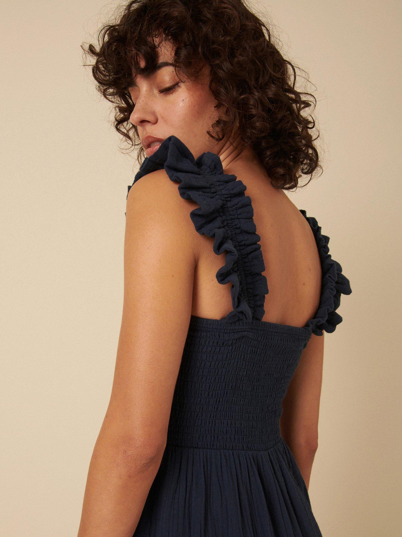  image of nobodys-child-maya-jumpsuit-navy-blue