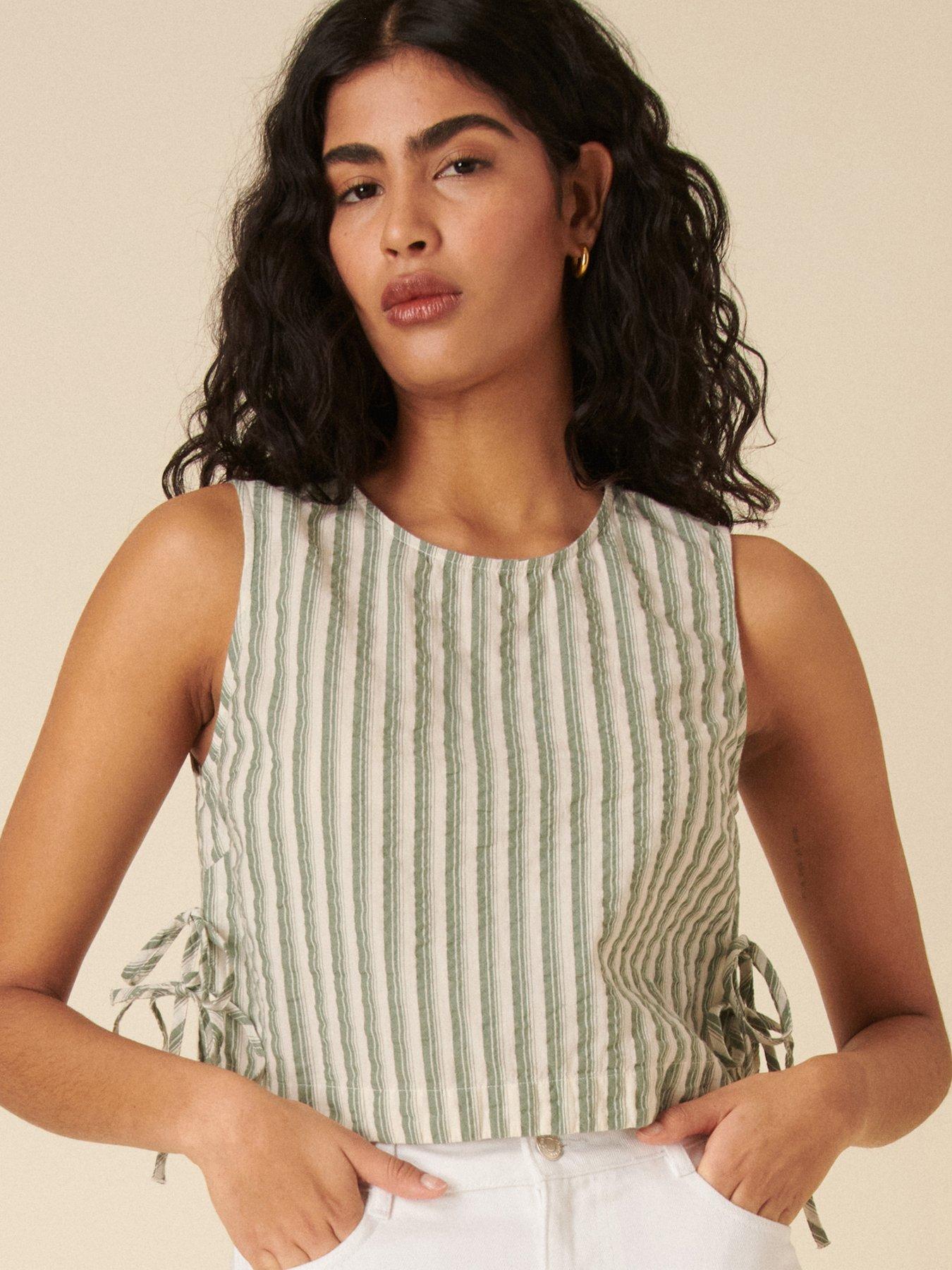  image of nobodys-child-verity-top-beige