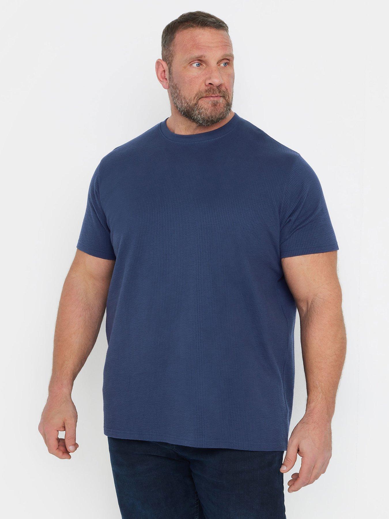 badrhino-seersucker-textured-t-shirt-blue