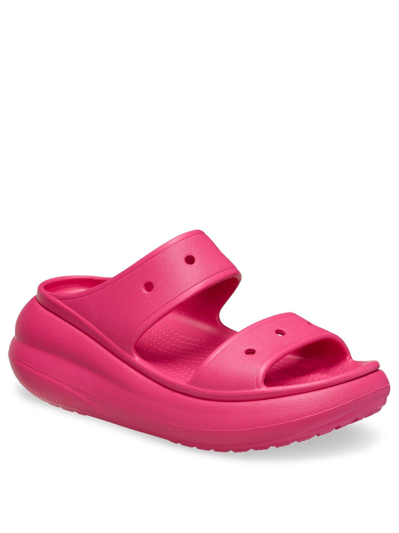  image of crocs-classic-crush-sandal-dragon-fruit