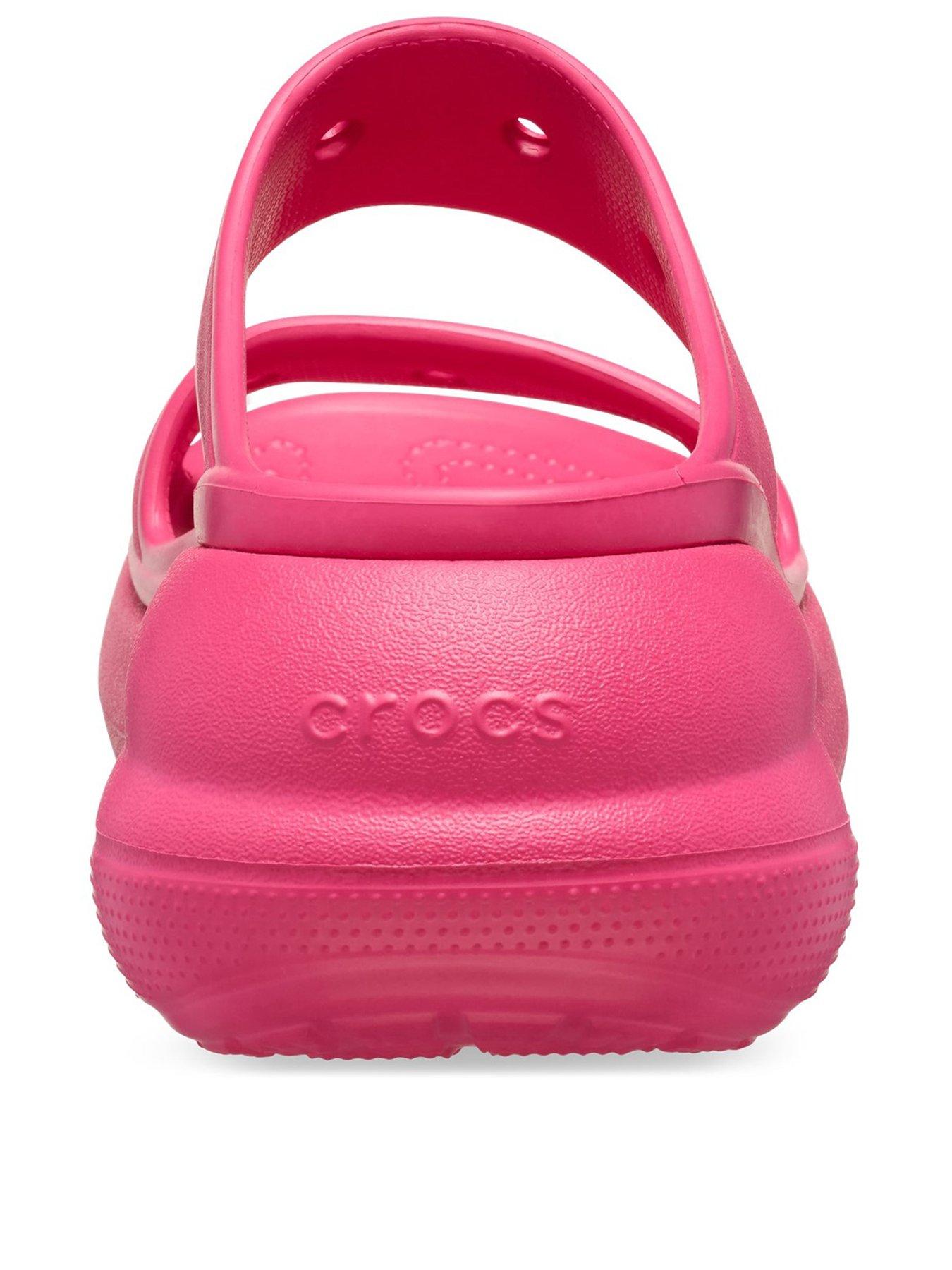  image of crocs-classic-crush-sandal-dragon-fruit