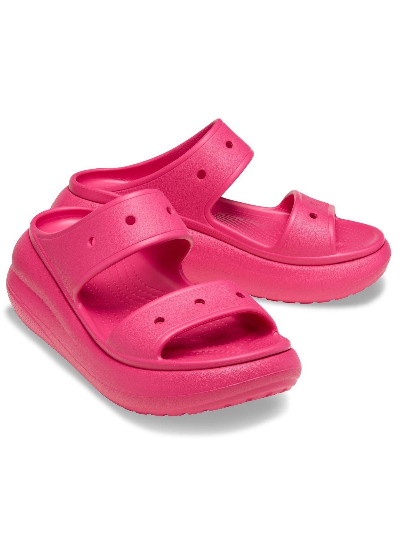  image of crocs-classic-crush-sandal-dragon-fruit