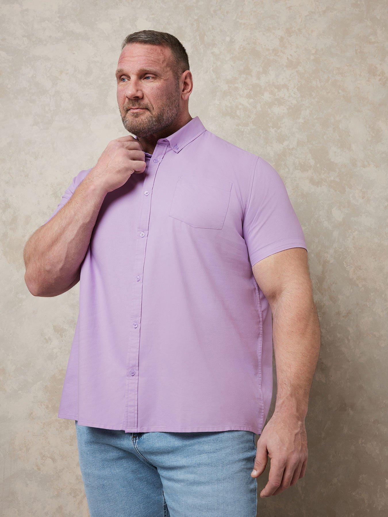 badrhino-short-sleeve-oxford-shirt-blue