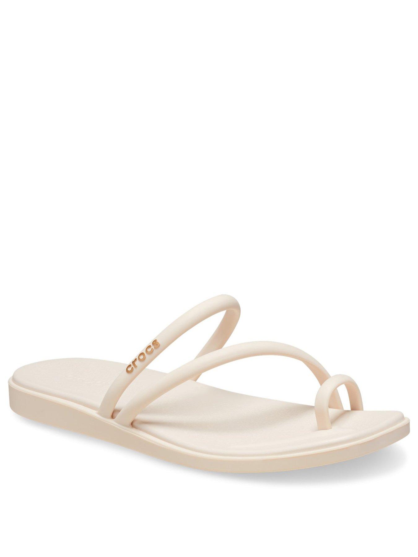  image of crocs-miami-toe-loop-sandal-natural