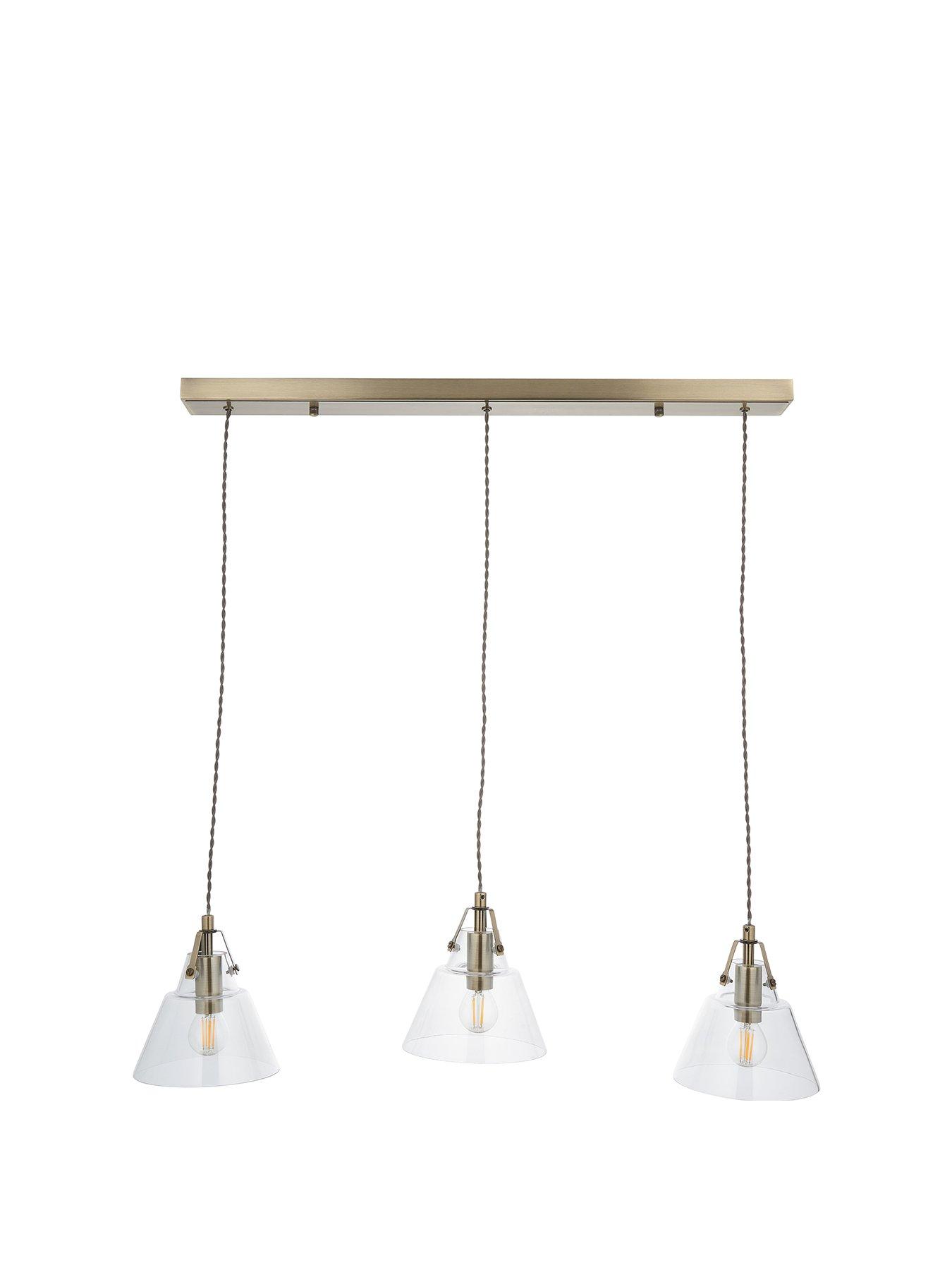 Image 2 of 5 of Very Home Rushcombe 3 Light Bar Pendant